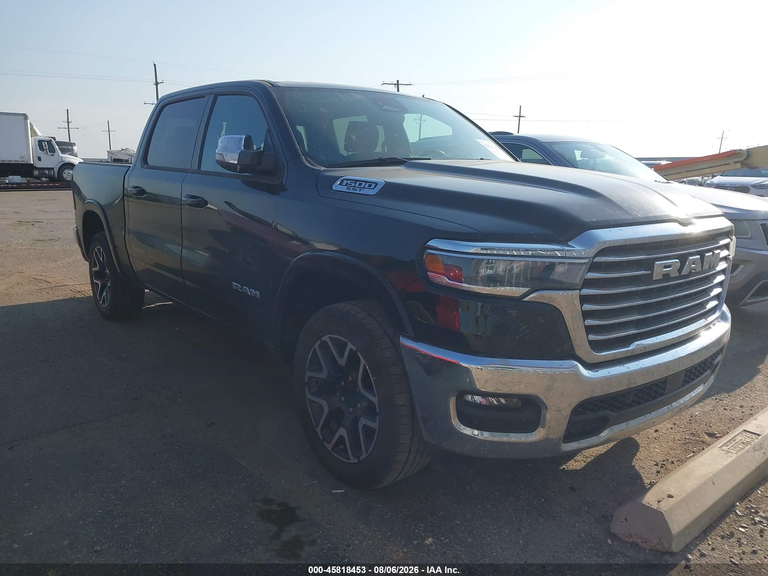2025 Ram 1500 VIN 1C6SRFJP1SN561835 IAAI salvage auction — Side, Enterprise Vehicles Clear Only (Illinois), sold $20,400 on 2026-08-14 (photo 1)