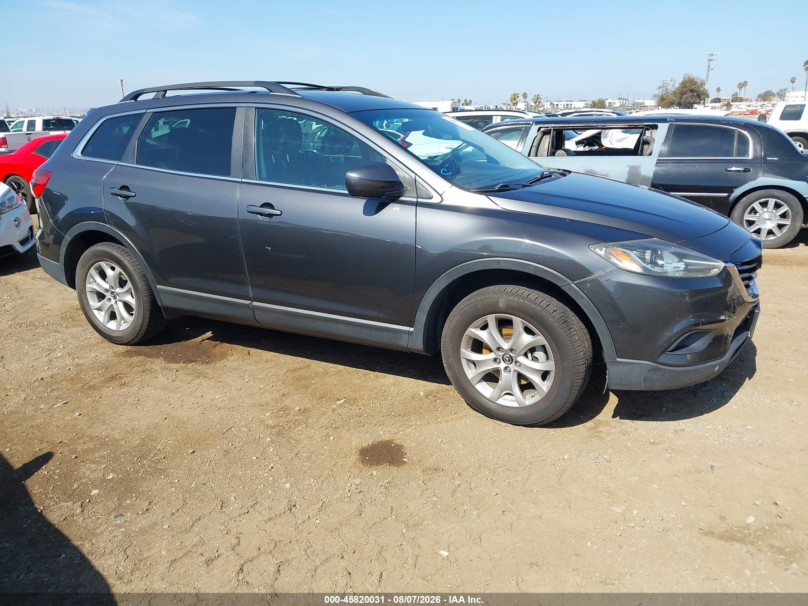 2015 Mazda Cx-9 VIN JM3TB2CV3F0452020 IAAI salvage auction — Normal Wear, Clear - Dealer Only (California), sold $875 on 2026-08-31 (photo 1)