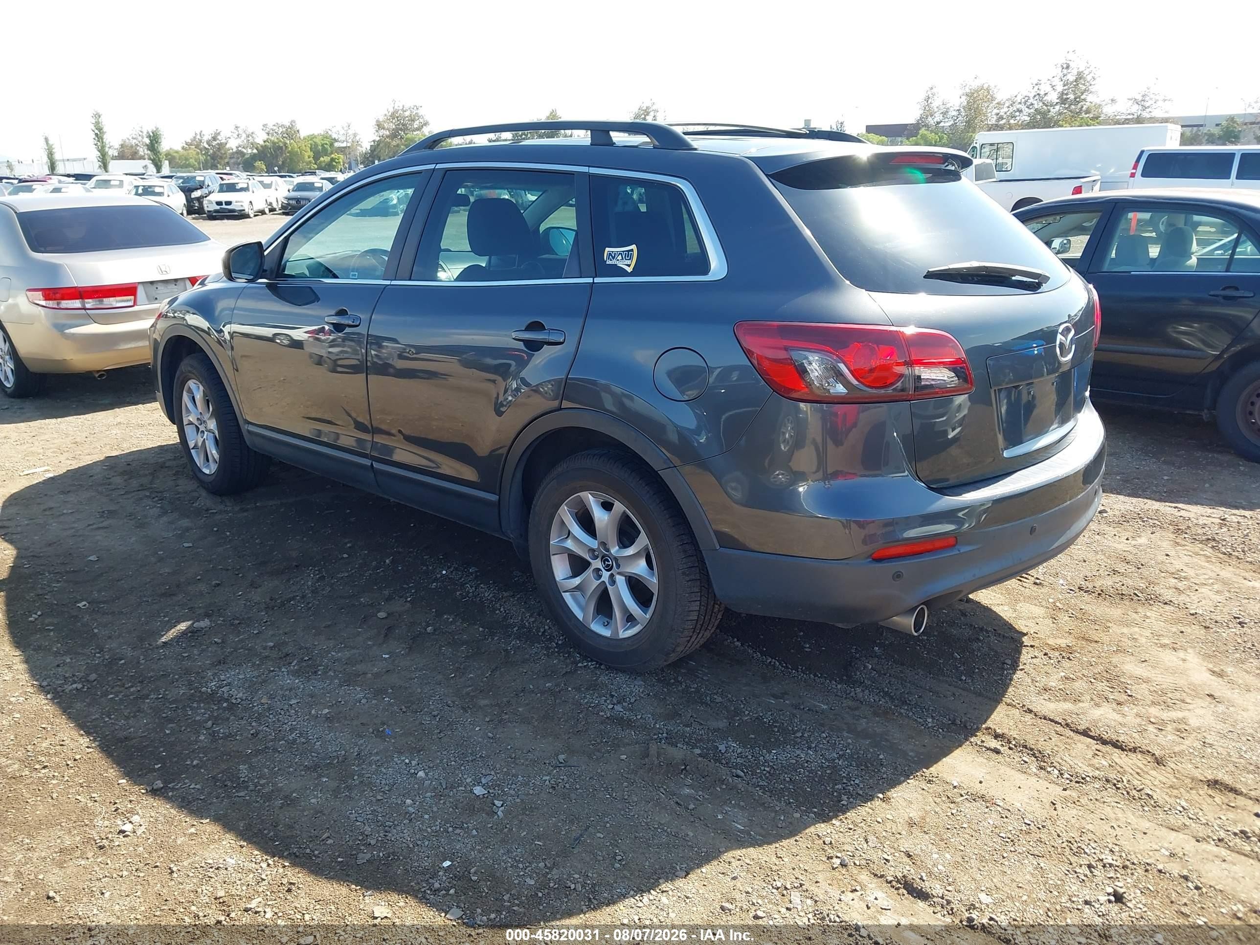 2015 Mazda Cx-9 VIN JM3TB2CV3F0452020 IAAI salvage auction — Normal Wear, Clear - Dealer Only (California), sold $875 on 2026-08-31 (photo 3)