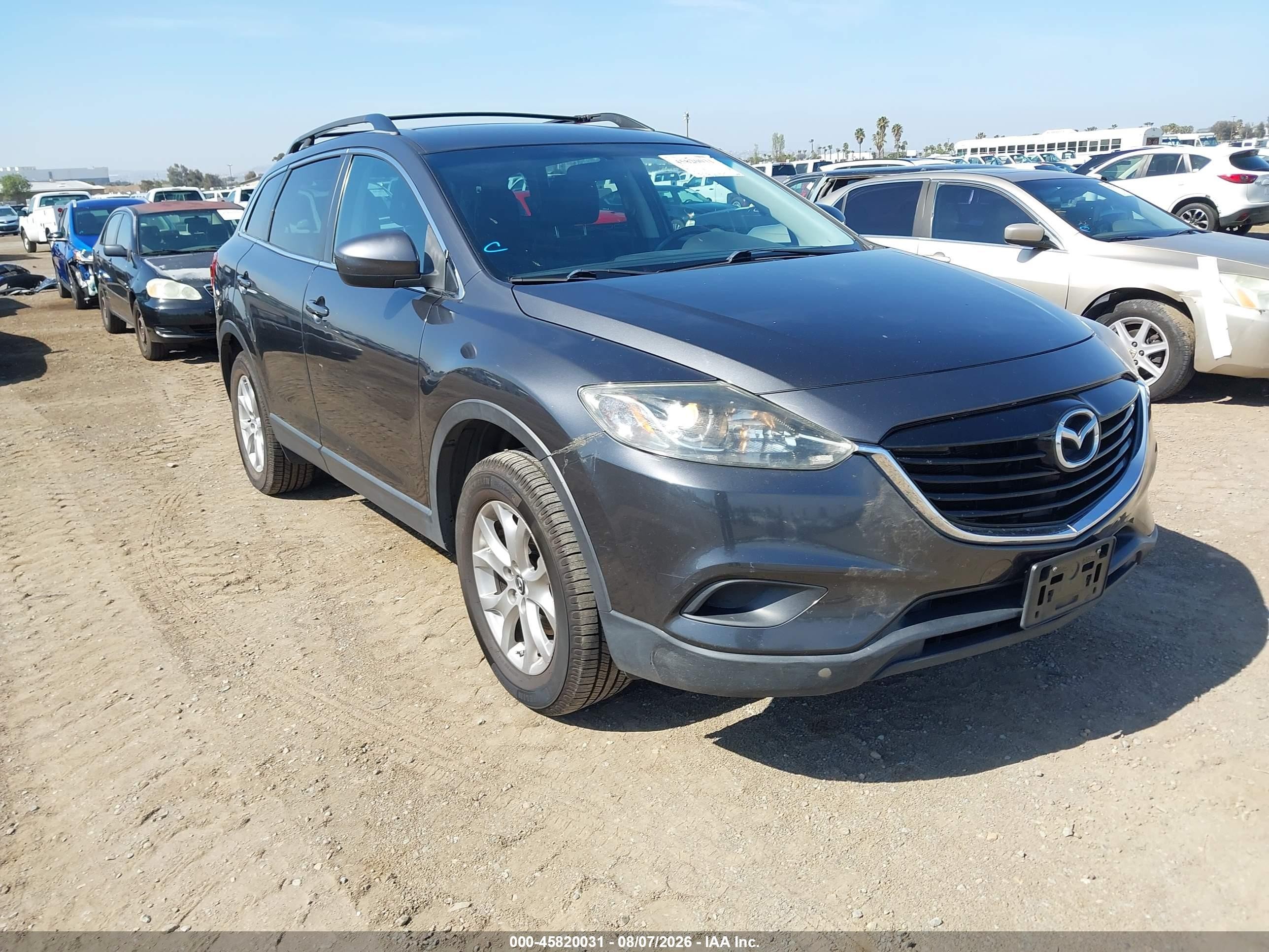 2015 Mazda Cx-9 VIN JM3TB2CV3F0452020 IAAI salvage auction — Normal Wear, Clear - Dealer Only (California), sold $875 on 2026-08-31 (photo 6)
