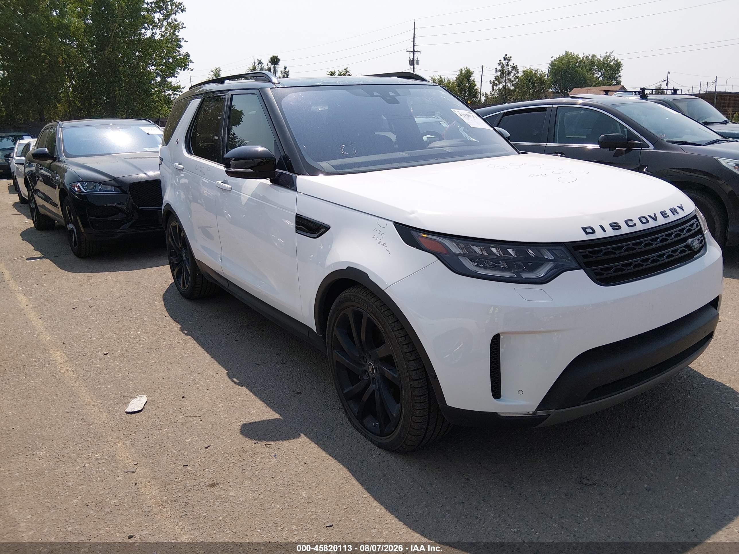2020 Land Rover Discovery VIN SALRT2RV2L2432857 — IAAI salvage auction photo