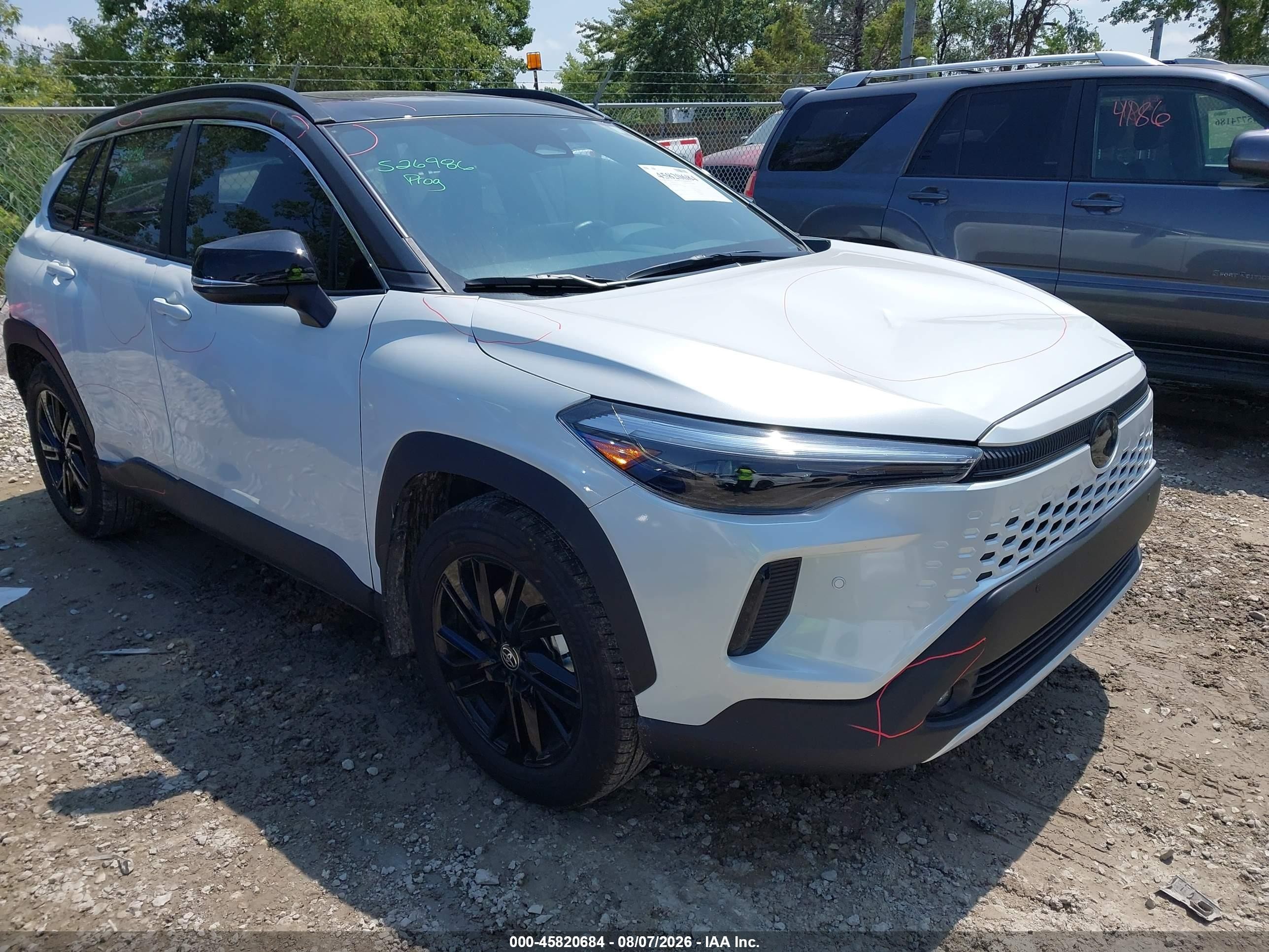 2026 Toyota Corolla Cross VIN 7MUFBABG8TV103100 — IAAI salvage auction photo