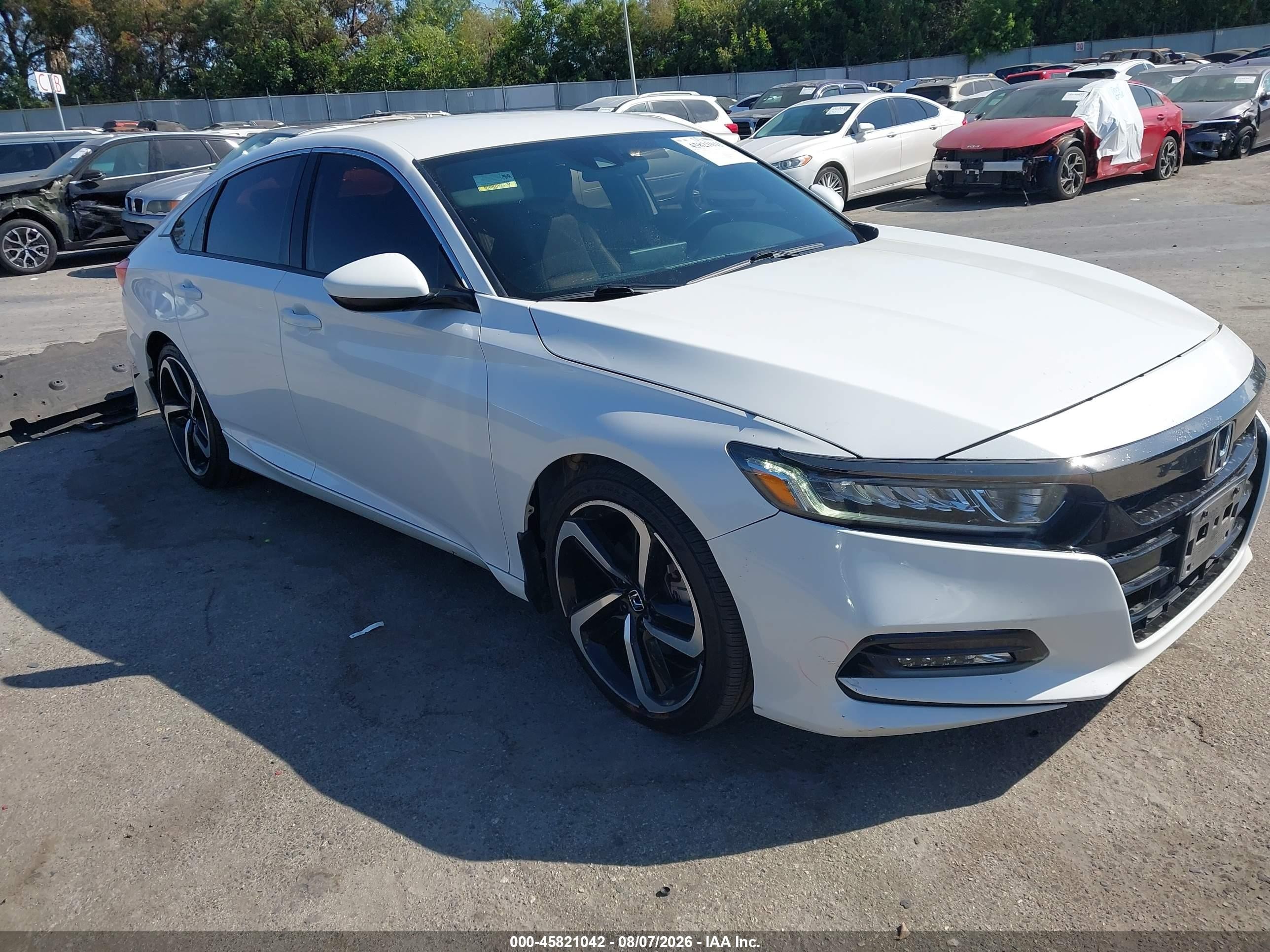 2020 Honda Accord VIN 1HGCV1F36LA103607 — IAAI salvage auction photo