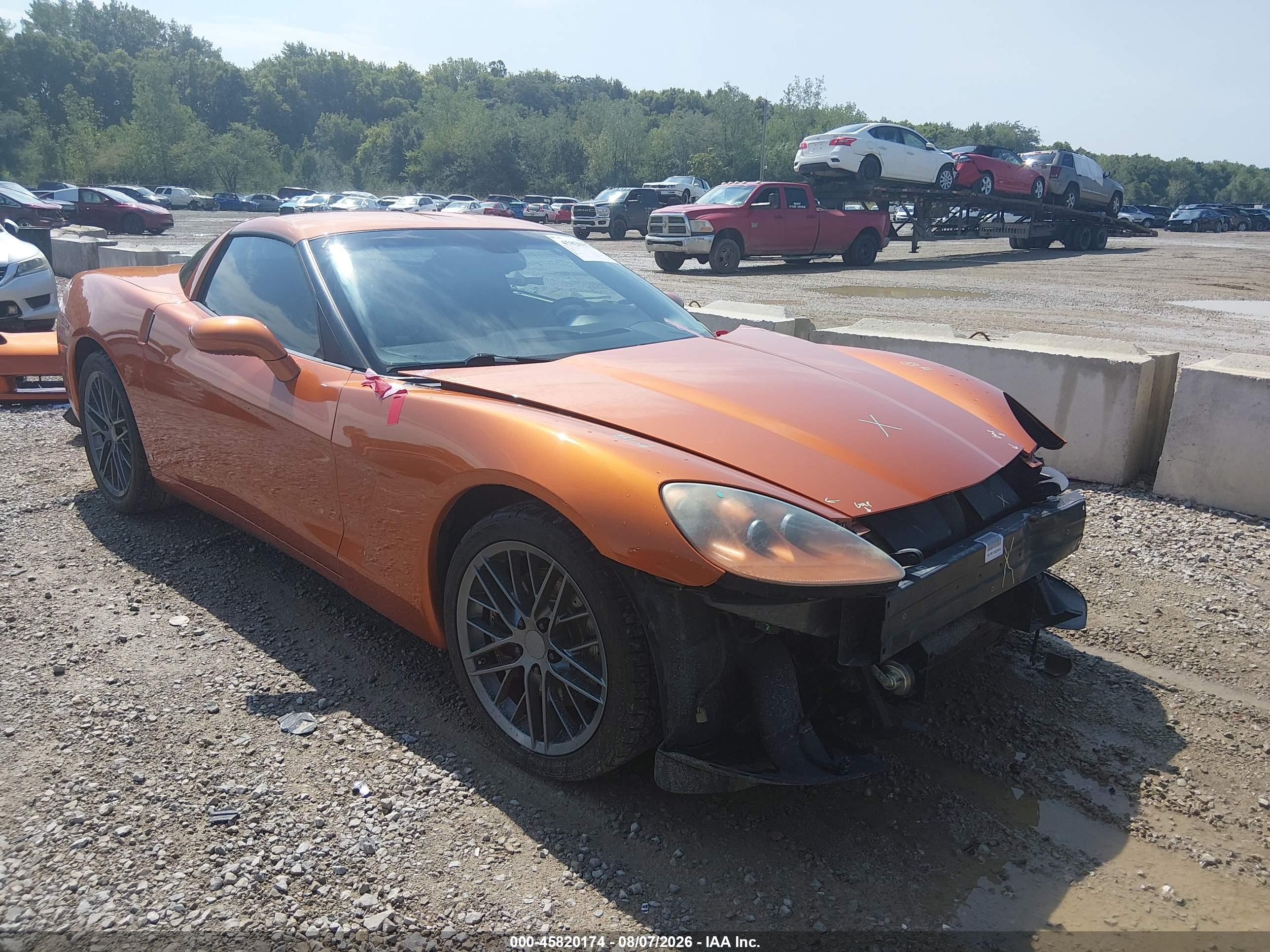 2007 Chevrolet Corvette VIN 1G1YY25U975116936 — IAAI salvage auction photo