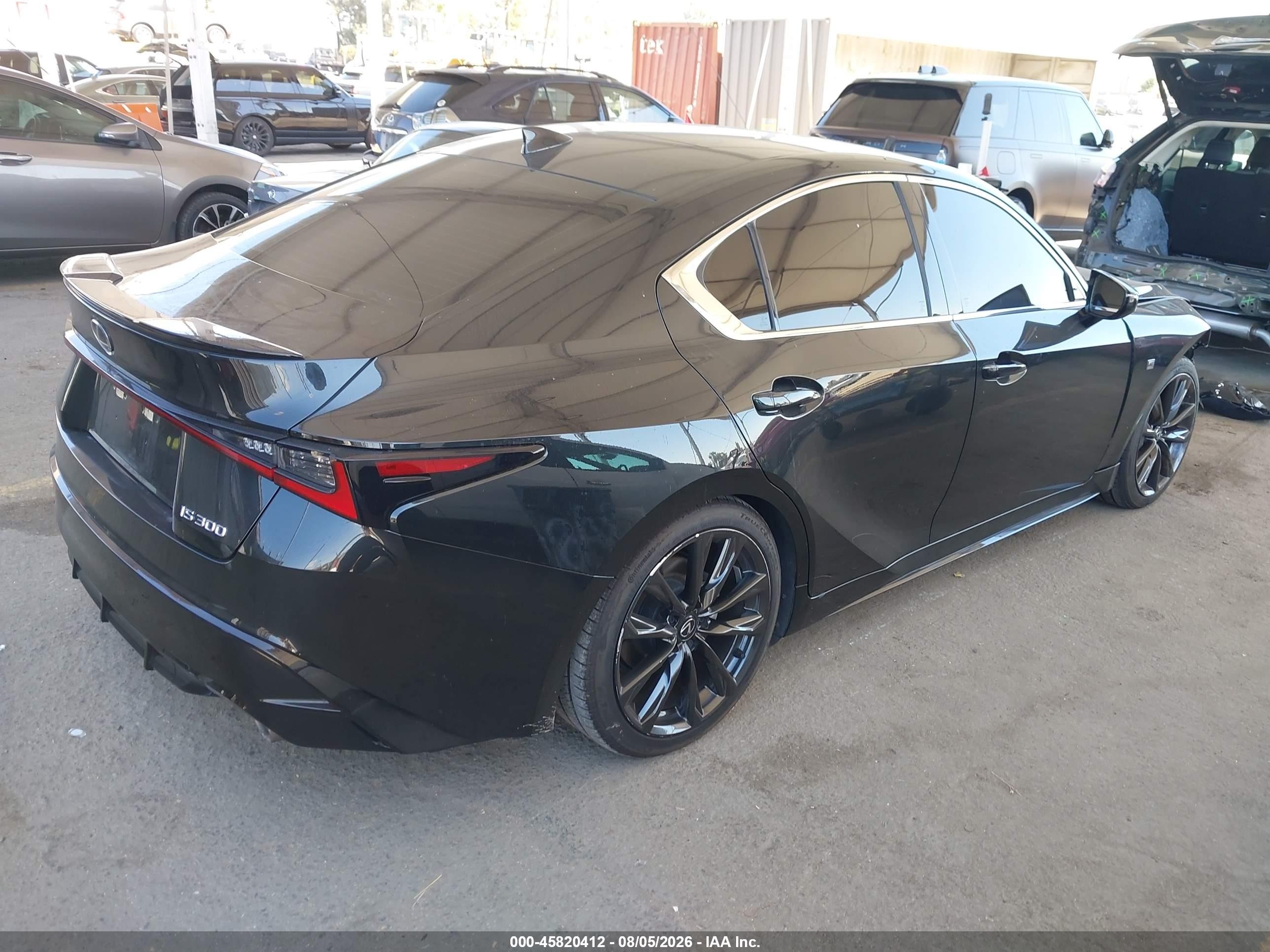 2024 Lexus Is VIN JTHBA1D26R5133061 IAAI salvage auction — Unknown, Salvage (California), sold $14,700 on 2026-09-11 (photo 4)