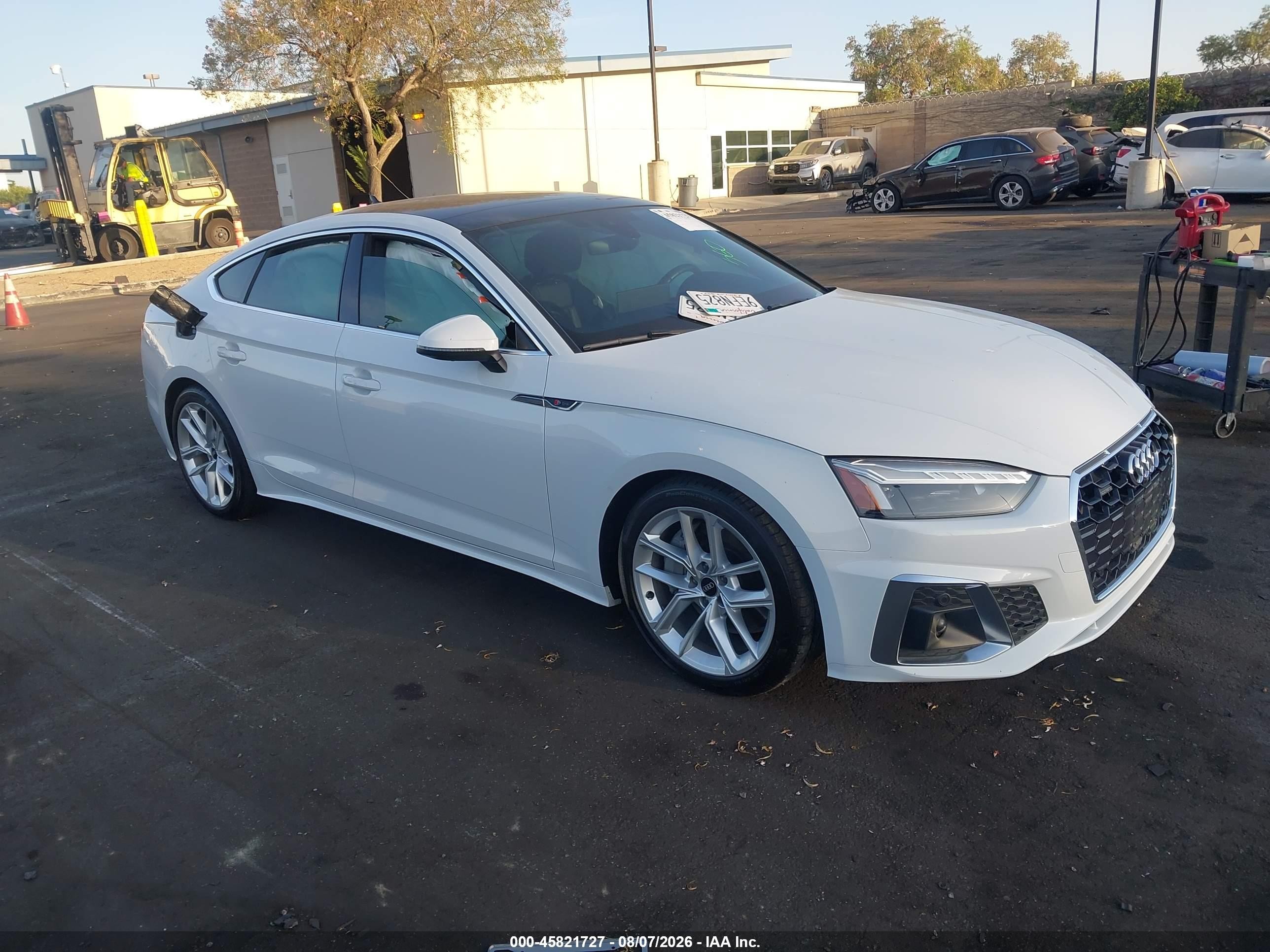 2023 Audi A5 Sportback VIN WAUFACF53PA021941 — IAAI salvage auction photo