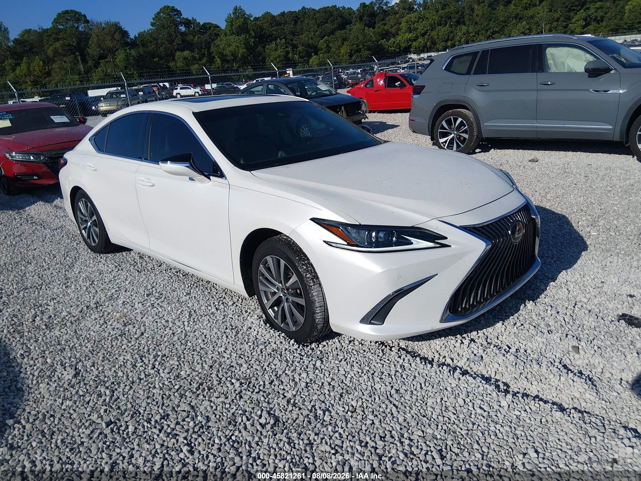 2019 Lexus ES 350 VIN 58ABZ1B17KU042594 — IAAI salvage auction photo