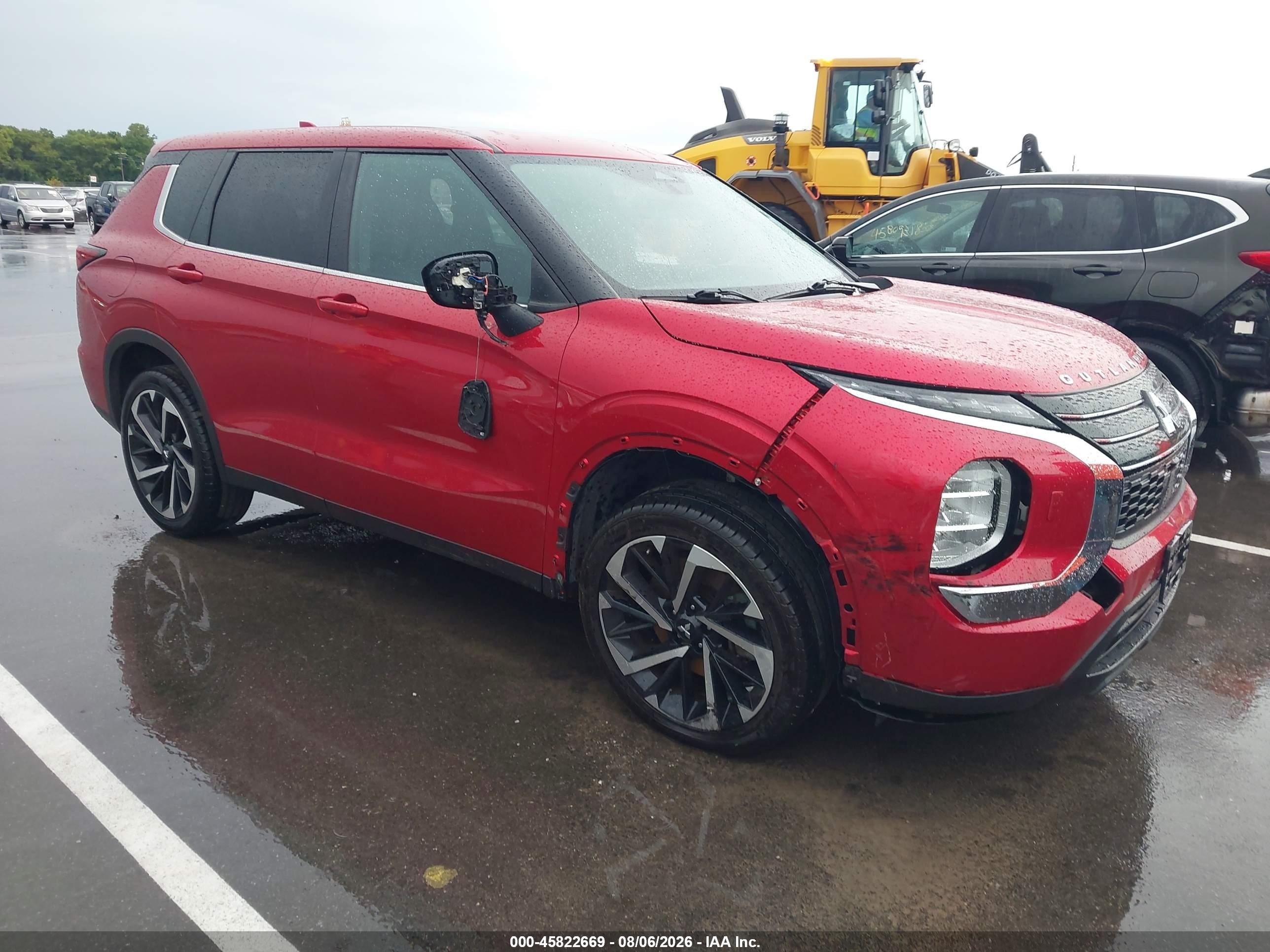 2022 Mitsubishi Outlander VIN JA4J4TA82NZ041564 — IAAI salvage auction photo