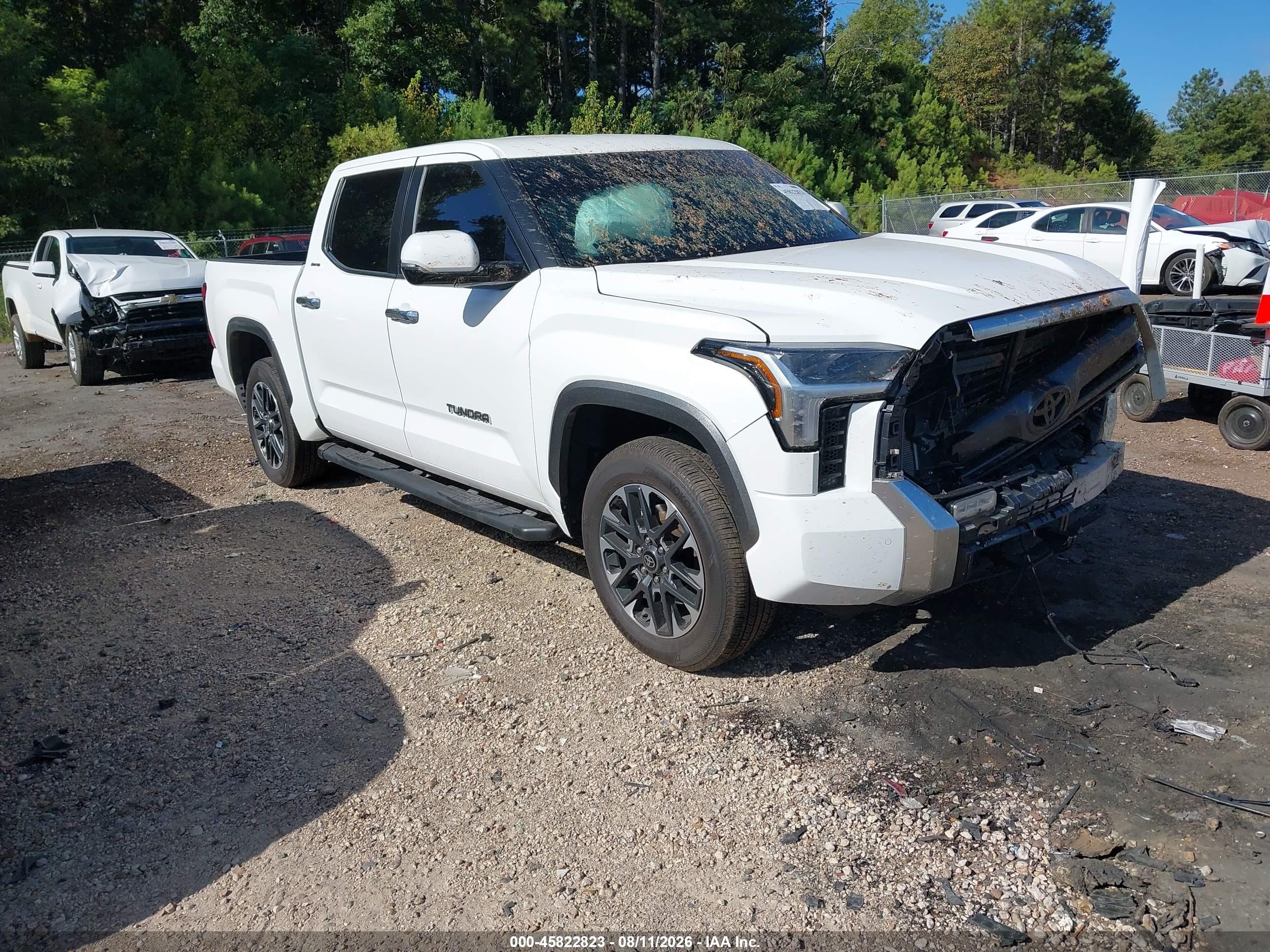 2026 Toyota Tundra VIN 5TFJA5DB4TX352097 IAAI salvage auction — Front End, Salvage (Mississippi), sold $25,000 on 2026-09-07 (photo 1)
