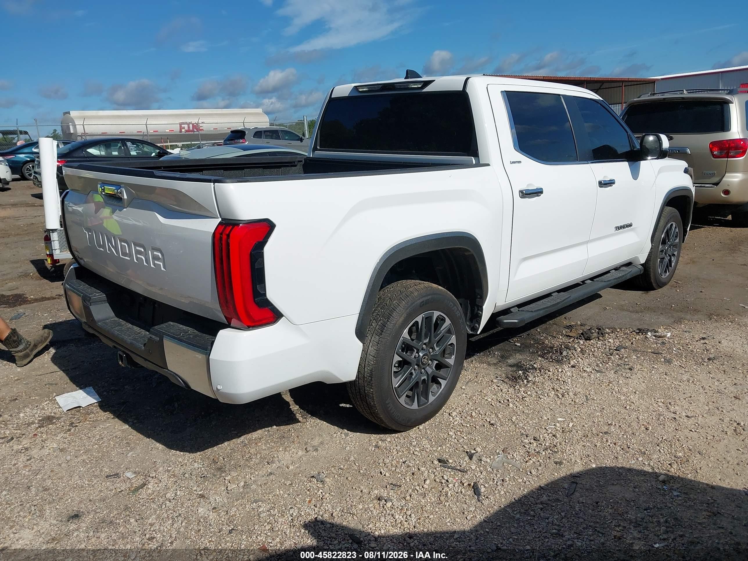 2026 Toyota Tundra VIN 5TFJA5DB4TX352097 IAAI salvage auction — Front End, Salvage (Mississippi), sold $25,000 on 2026-09-07 (photo 4)
