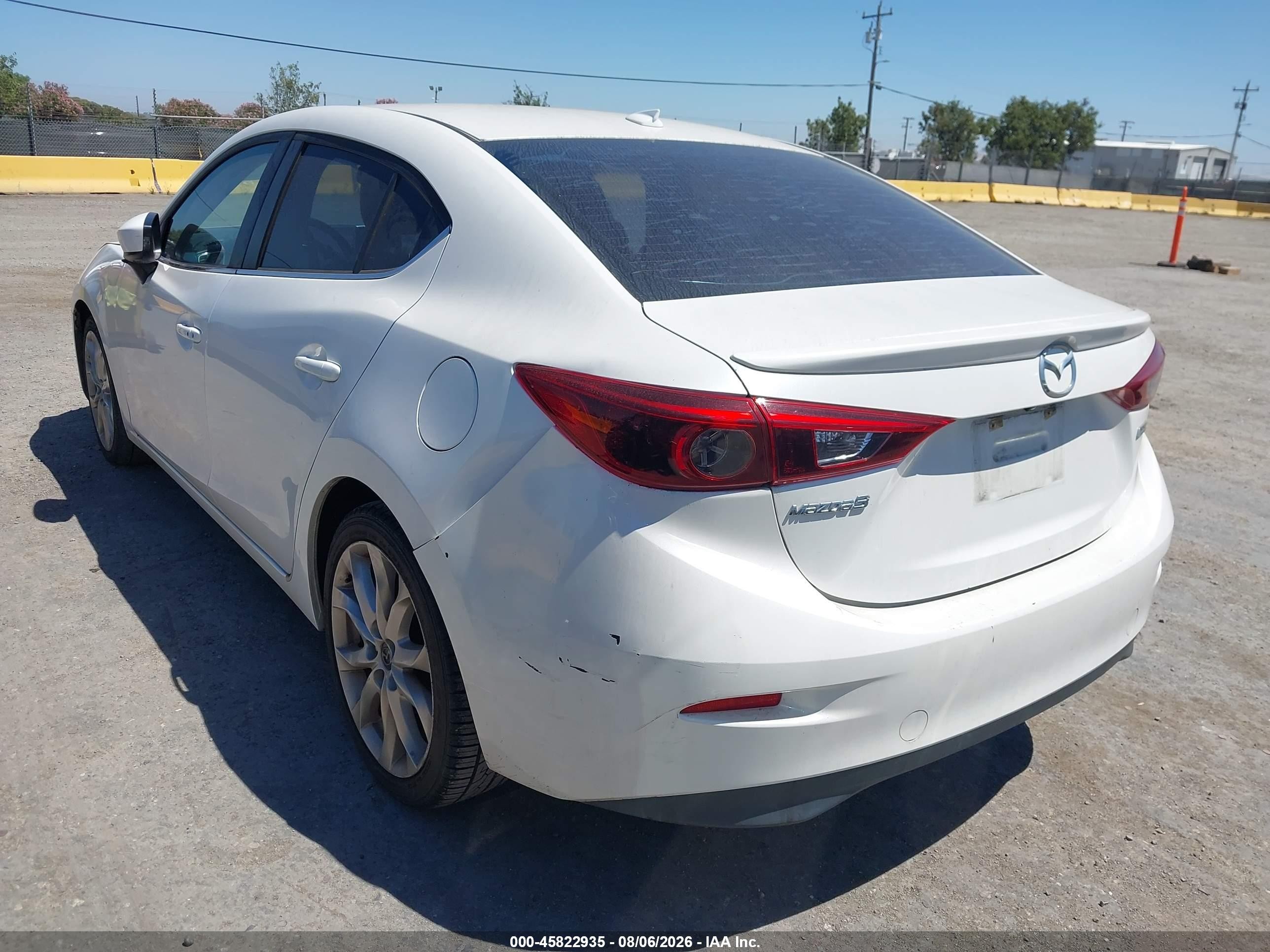 2015 Mazda 3 VIN JM1BM1W34F1227988 IAAI salvage auction — Front End, Salvage (California), sold $1,850 on 2026-09-11 (photo 3)