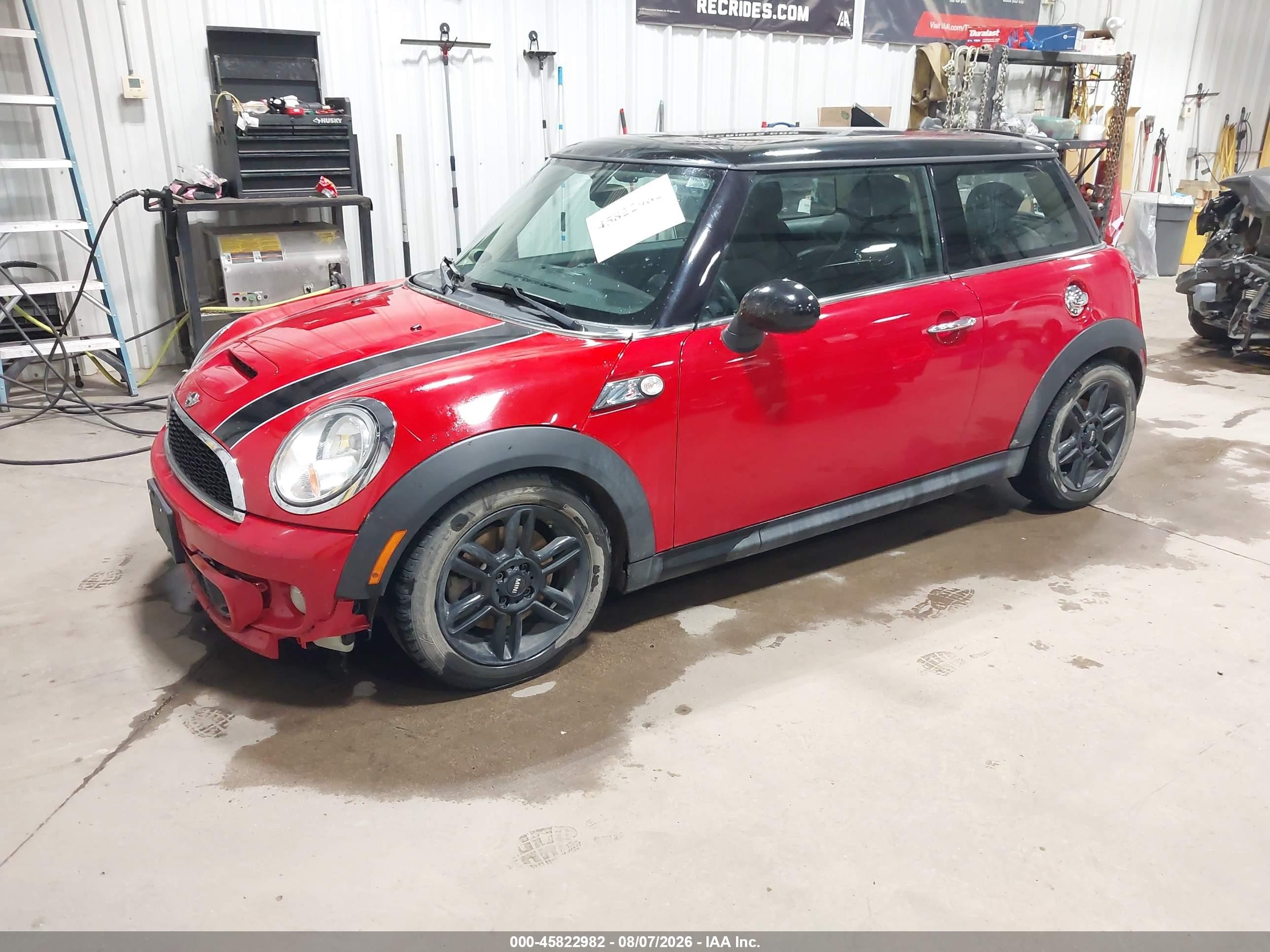 2012 Mini Cooper VIN WMWSV3C58CTY18742 IAAI salvage auction — Front End, Salvage (North Dakota), sold $650 on 2026-09-12 (photo 2)