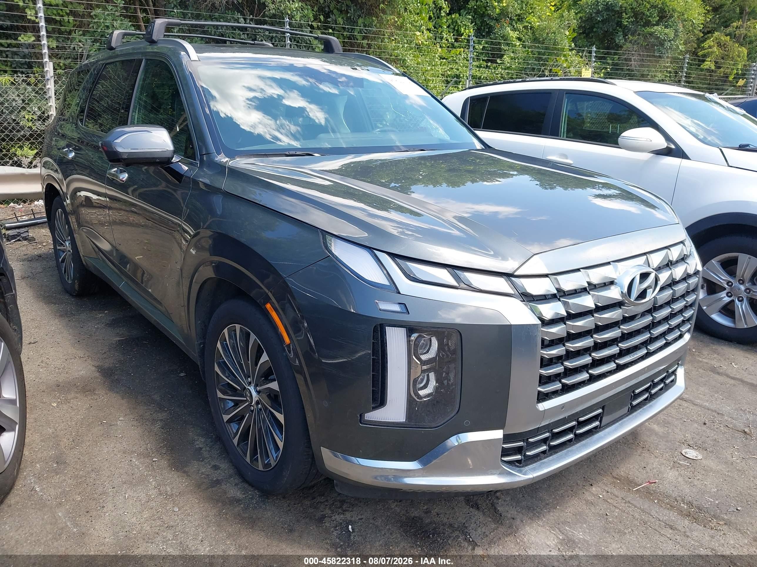 2023 Hyundai Palisade VIN KM8R7DGE6PU595575 — IAAI salvage auction photo