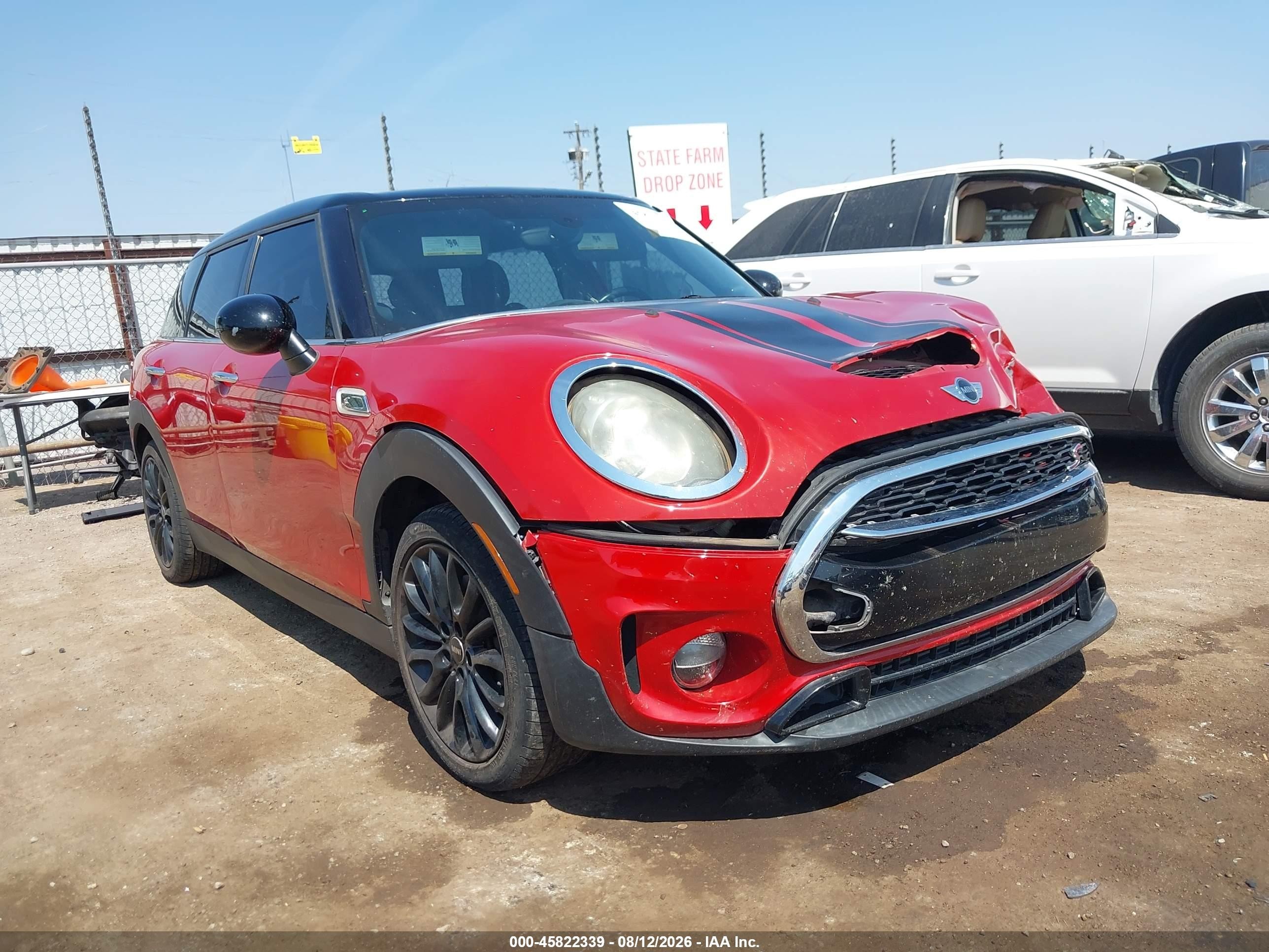 2017 Mini Clubman VIN WMWLN9C30H2E49848 IAAI salvage auction — Front End, Clear (Oklahoma), sold $2,500 on 2026-09-19 (photo 1)