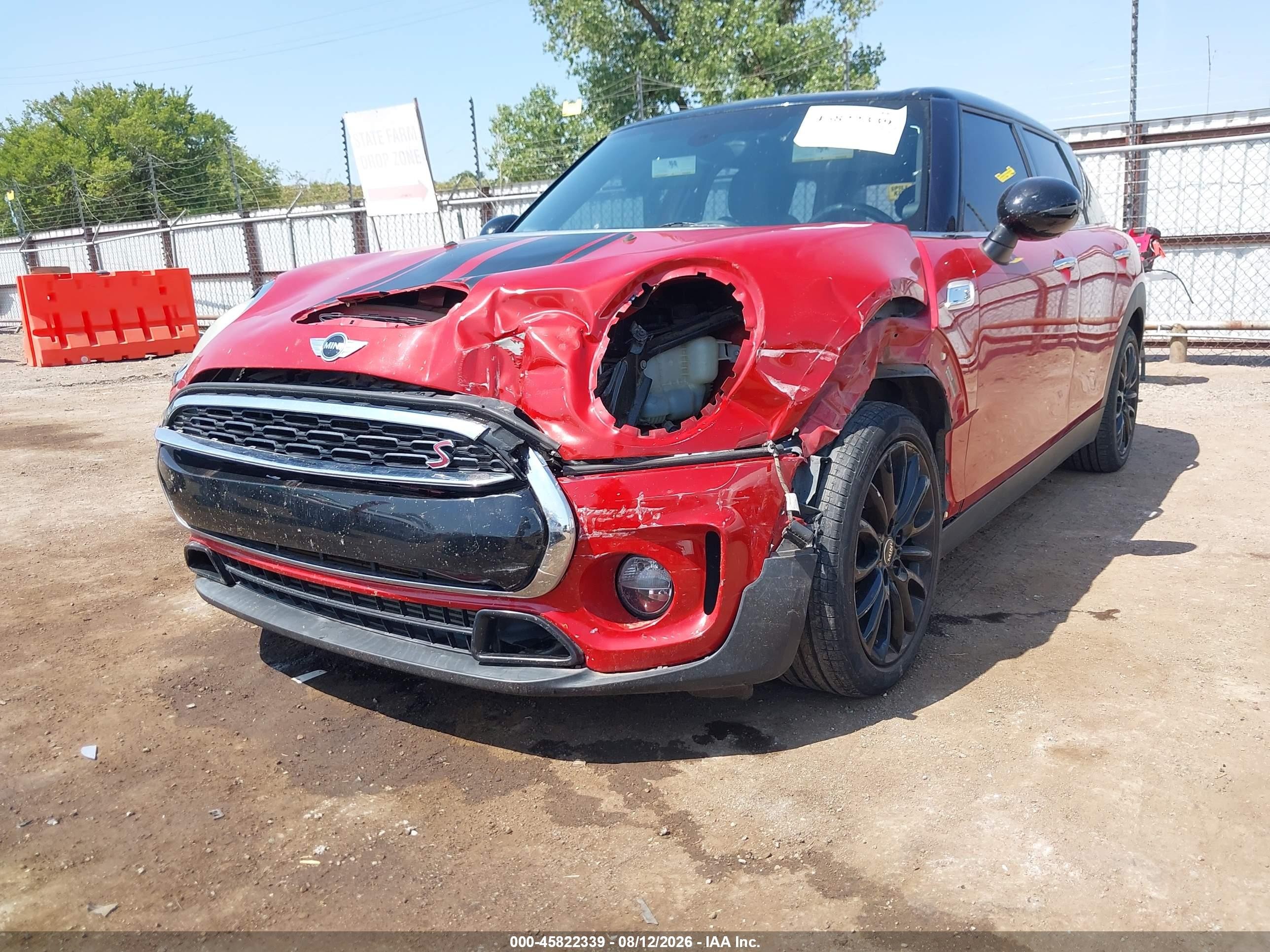 2017 Mini Clubman VIN WMWLN9C30H2E49848 IAAI salvage auction — Front End, Clear (Oklahoma), sold $2,500 on 2026-09-19 (photo 2)