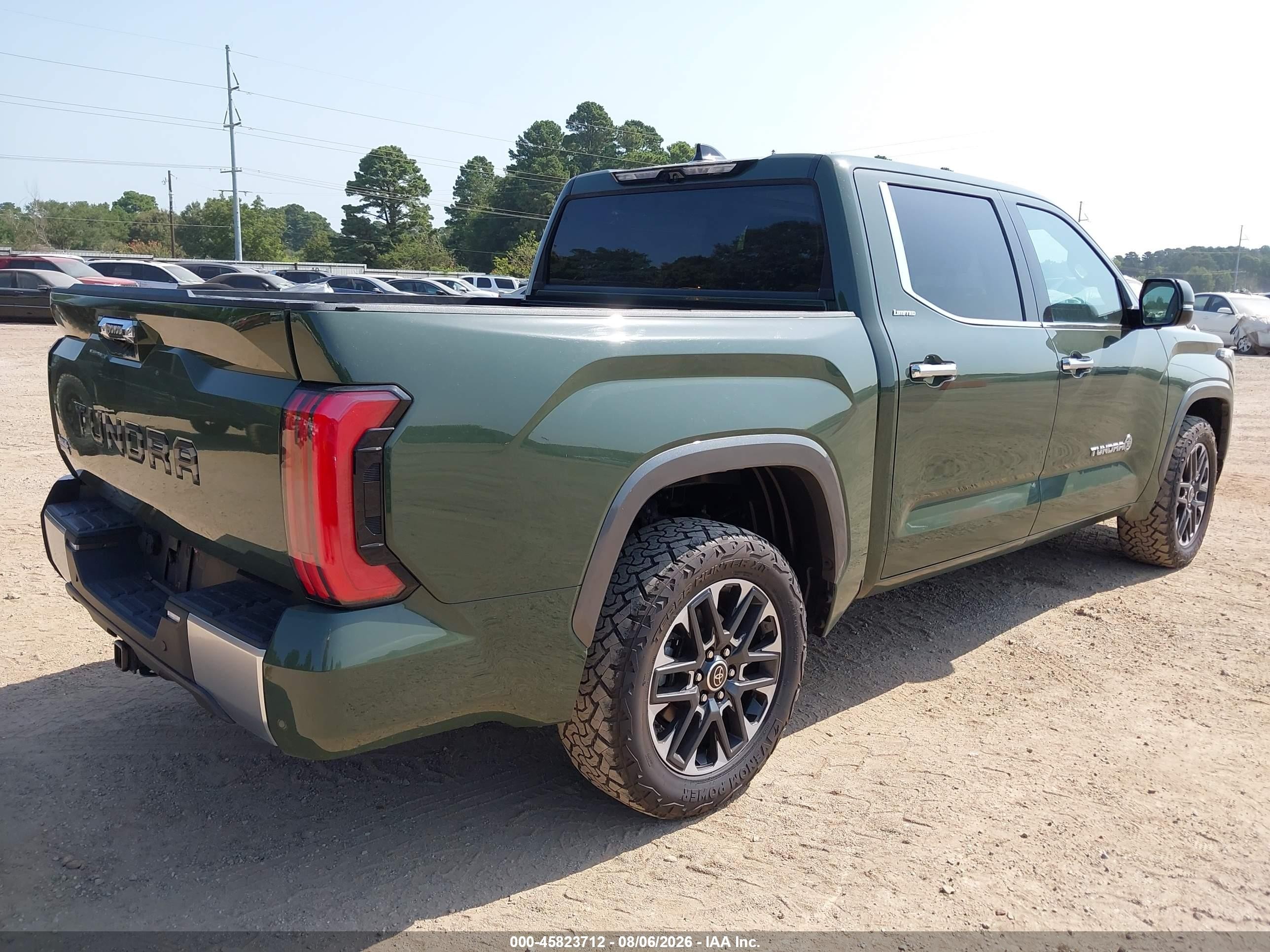 2022 Toyota Tundra VIN 5TFJA5AB1NX004779 IAAI salvage auction — Front End, Original (Texas), sold $24,800 on 2026-08-13 (photo 4)