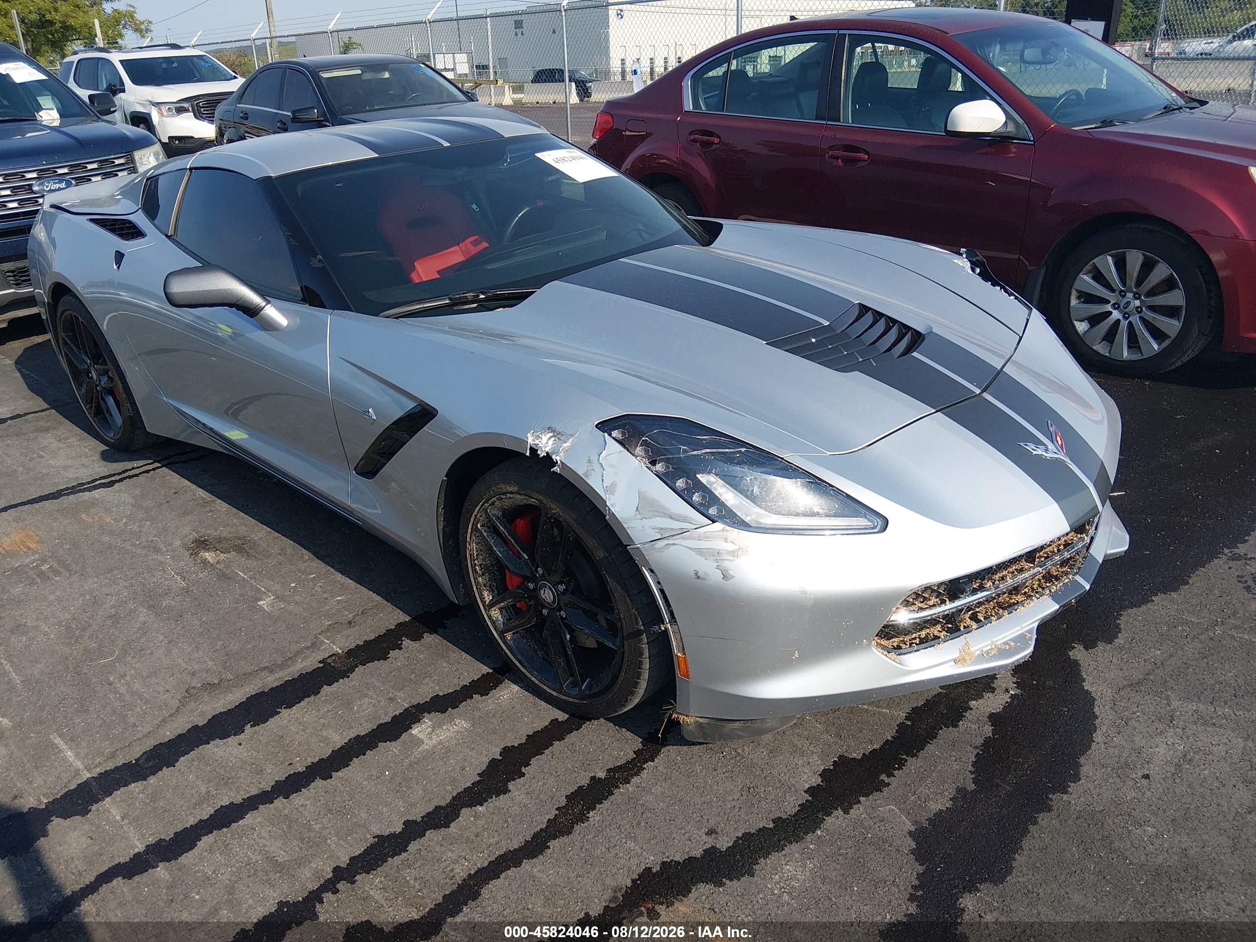 2017 Chevrolet Corvette Stingray VIN 1G1YK2D7XH5117043 — IAAI salvage auction photo