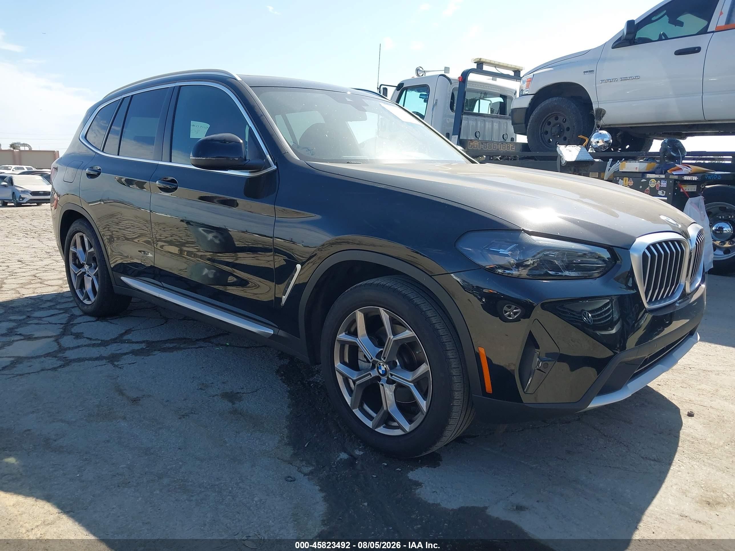 2022 BMW X3 VIN 5UX43DP04N9K73983 — IAAI salvage auction photo