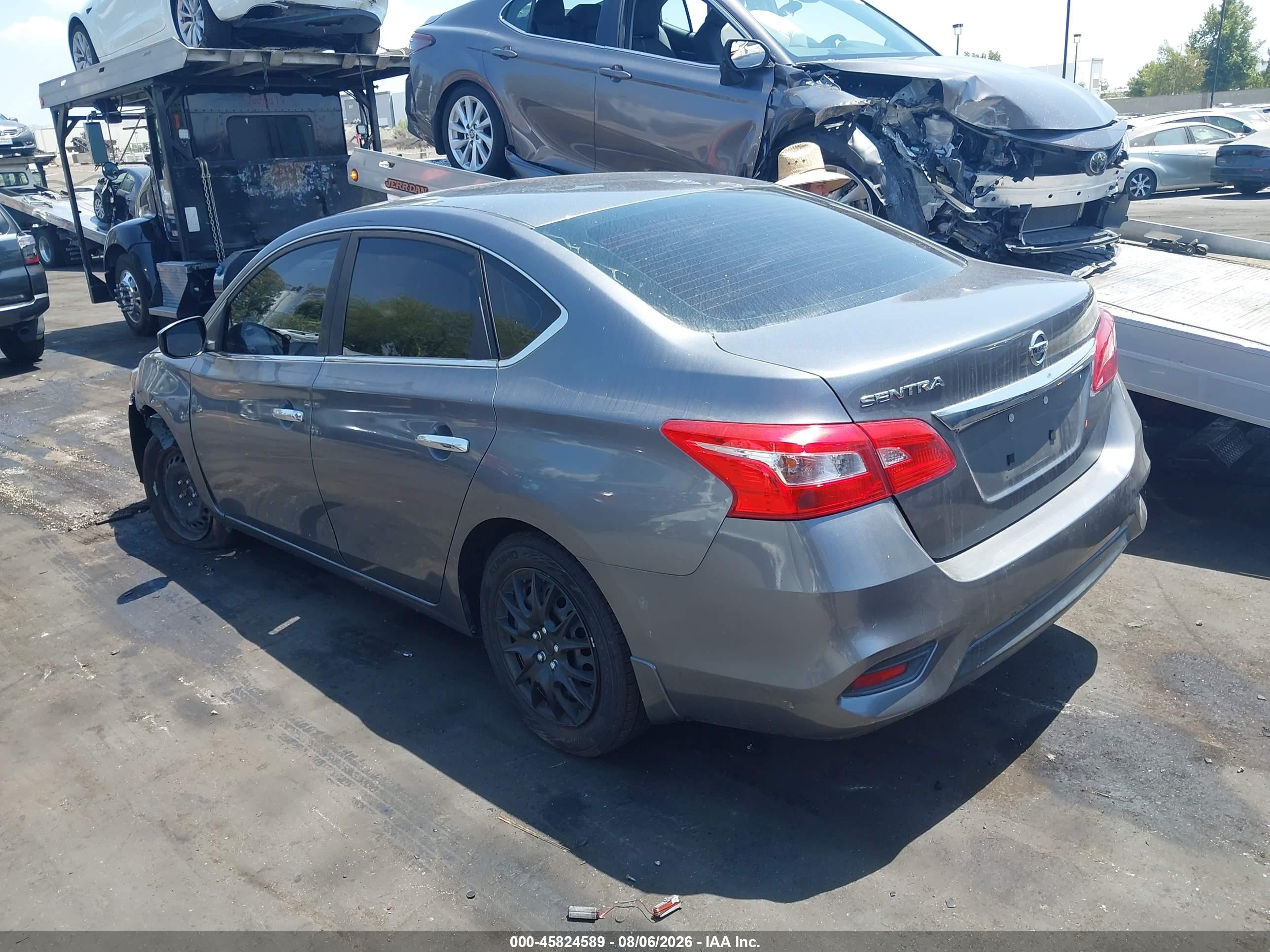 2019 Nissan Sentra VIN 3N1AB7AP1KY446530 IAAI salvage auction — Unknown, Salvage Certificate (California), sold $1,350 on 2026-09-14 (photo 3)