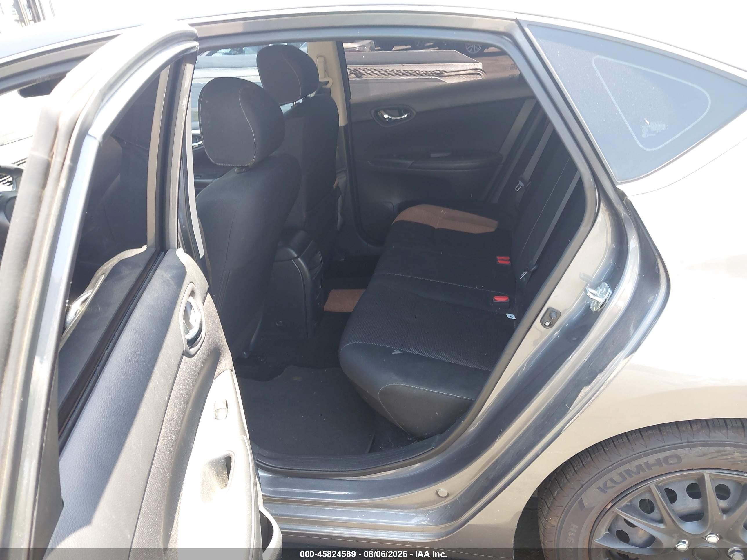 2019 Nissan Sentra VIN 3N1AB7AP1KY446530 IAAI salvage auction — Unknown, Salvage Certificate (California), sold $1,350 on 2026-09-14 (photo 8)