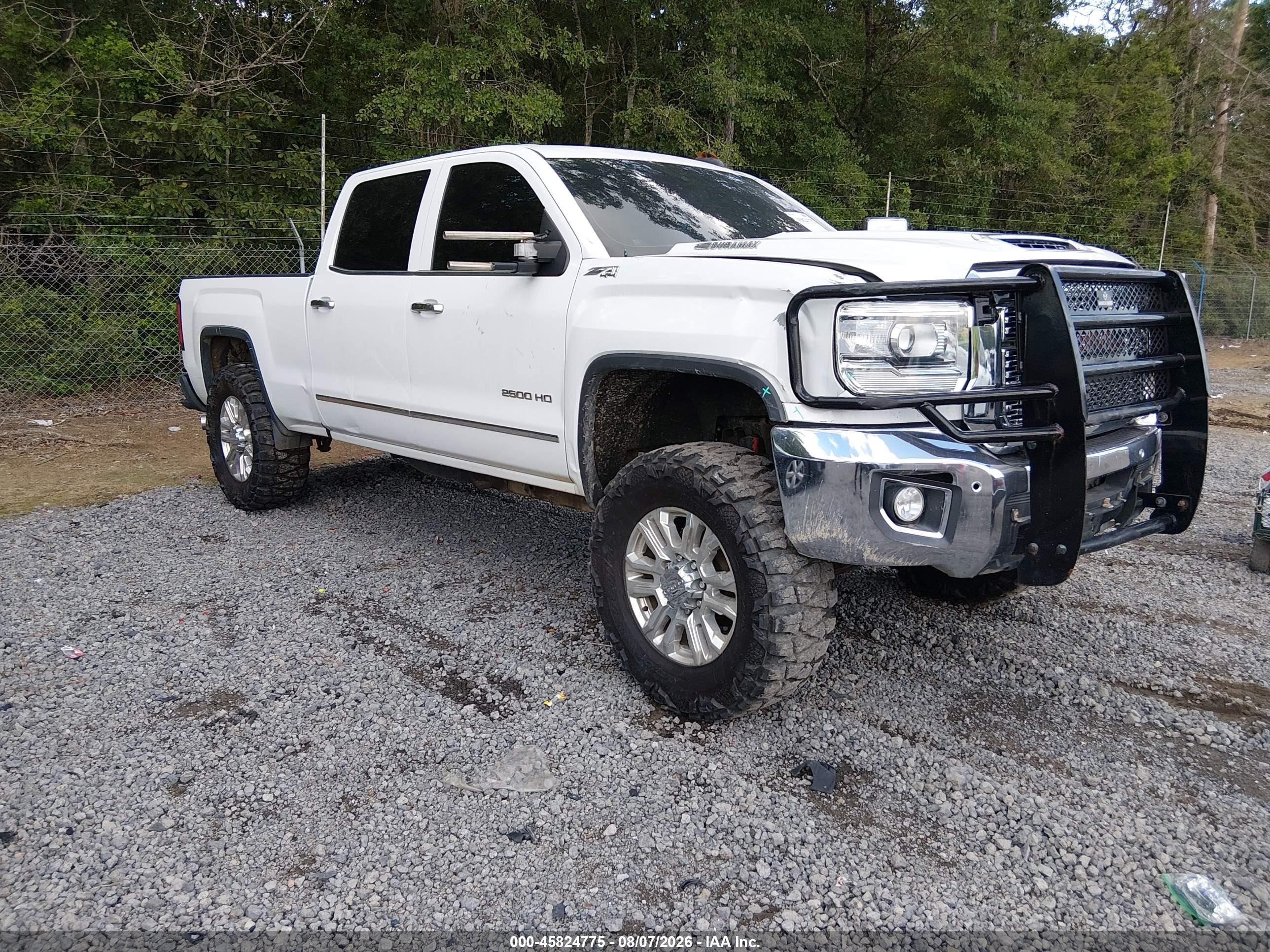 2018 GMC Sierra VIN 1GT12TEY9JF240600 — IAAI salvage auction photo