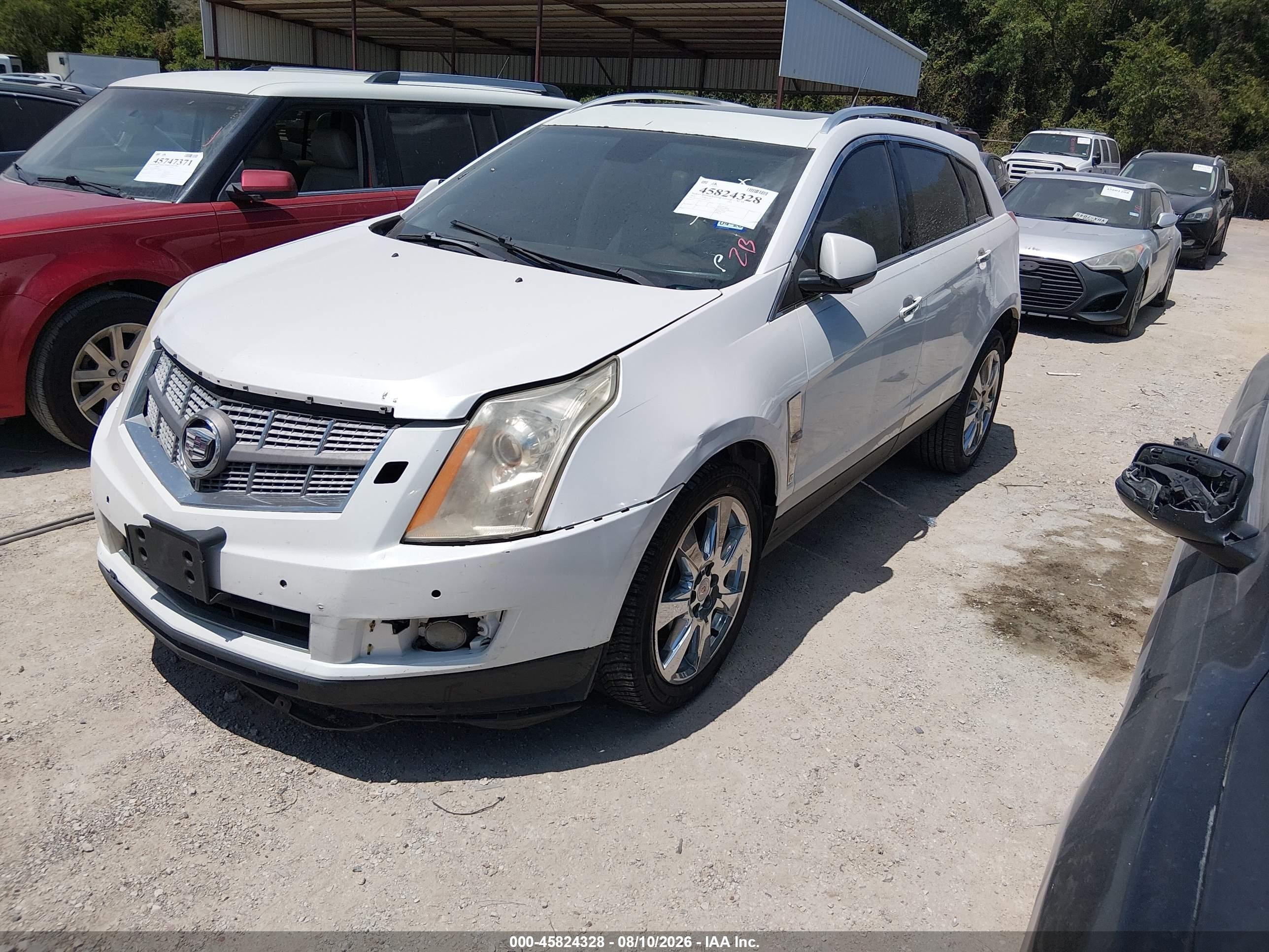 2012 Cadillac SRX VIN 3GYFNAE37CS517131 IAAI salvage auction — Repossession, Original (Texas), sold $500 on 2026-09-11 (photo 2)