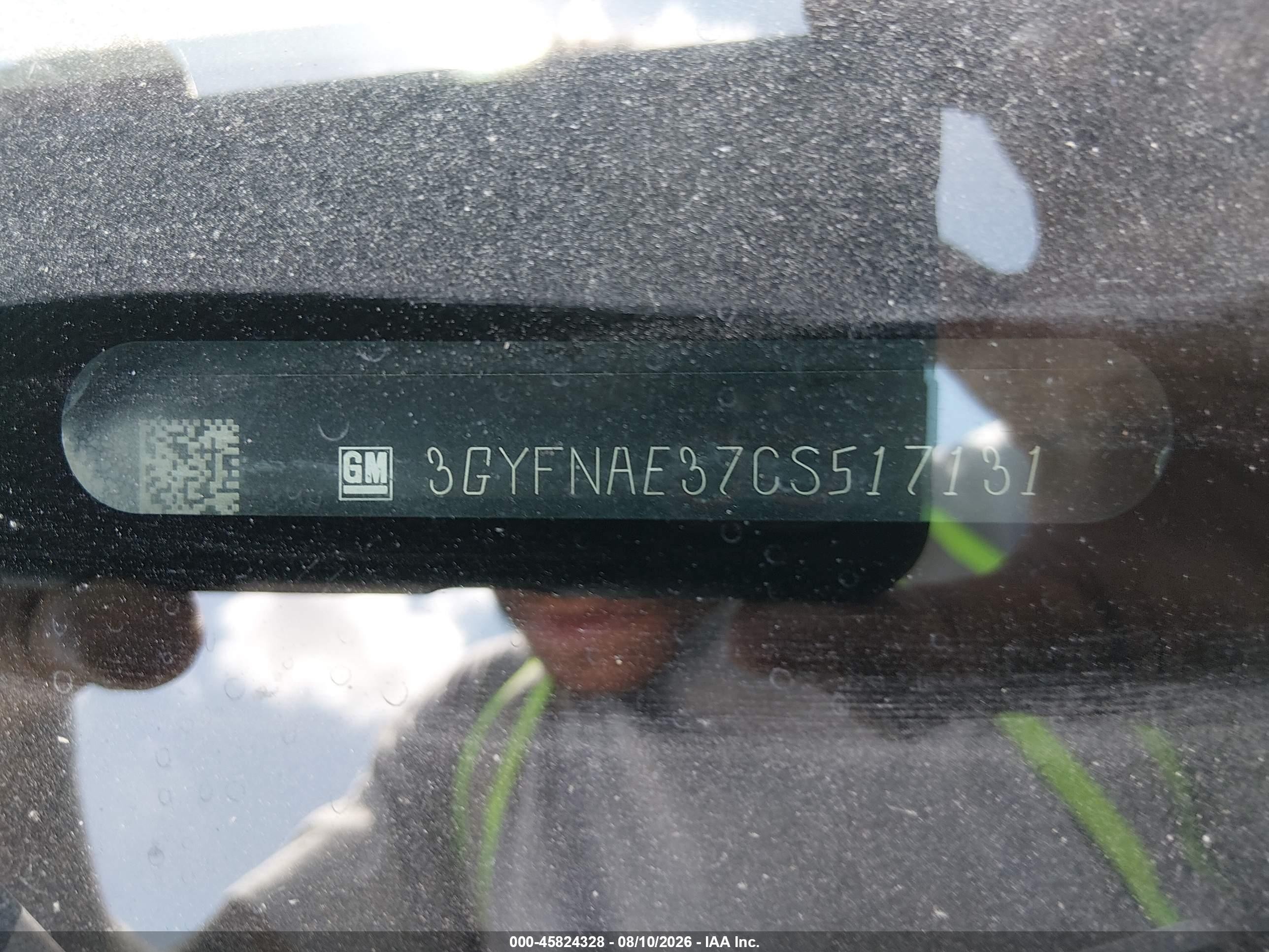 2012 Cadillac SRX VIN 3GYFNAE37CS517131 IAAI salvage auction — Repossession, Original (Texas), sold $500 on 2026-09-11 (photo 9)