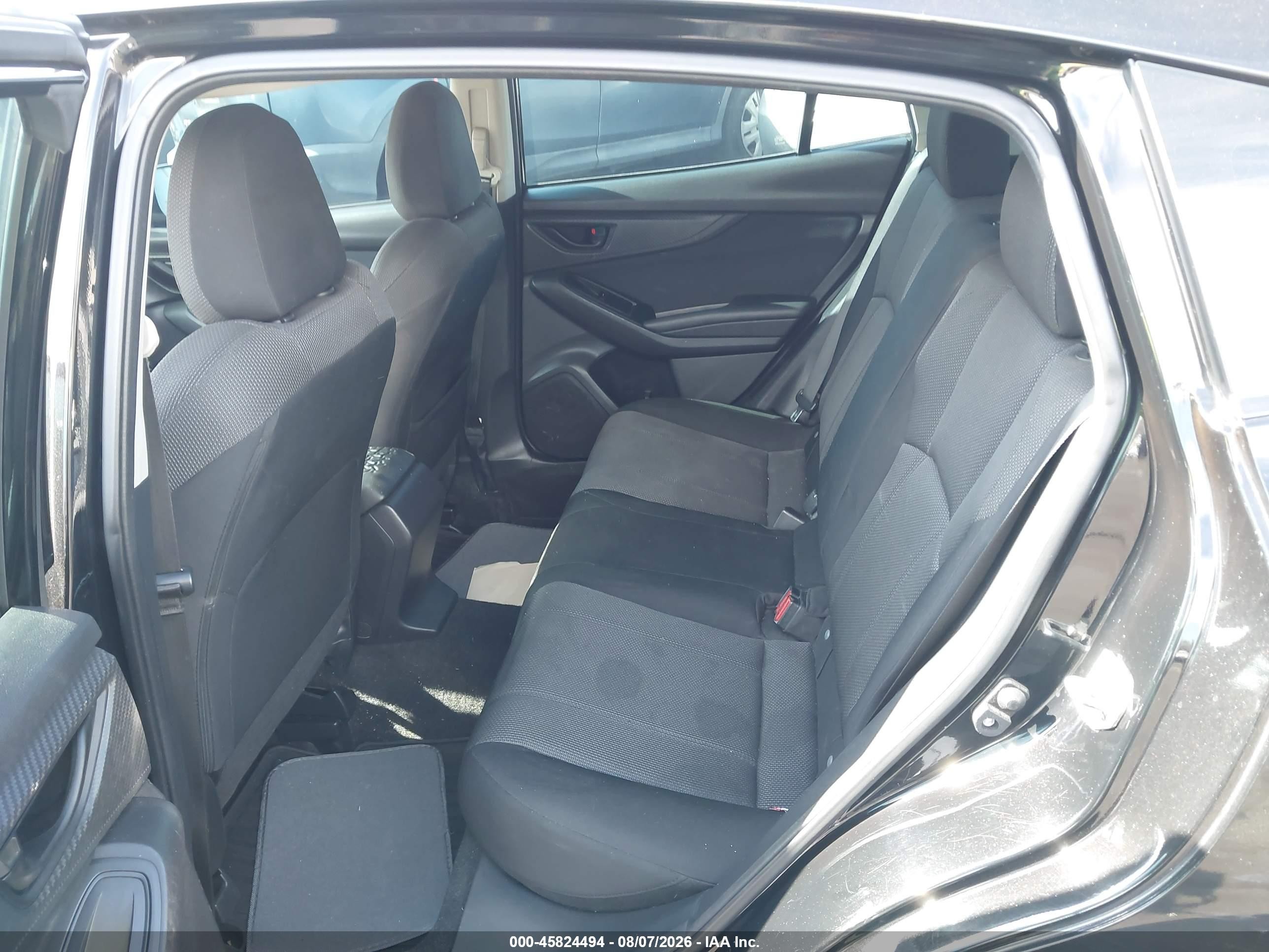 2017 Subaru Impreza VIN 4S3GTAD6XH3727179 IAAI salvage auction — Side, Salvage Certificate (California), sold $1,250 on 2026-09-13 (photo 8)
