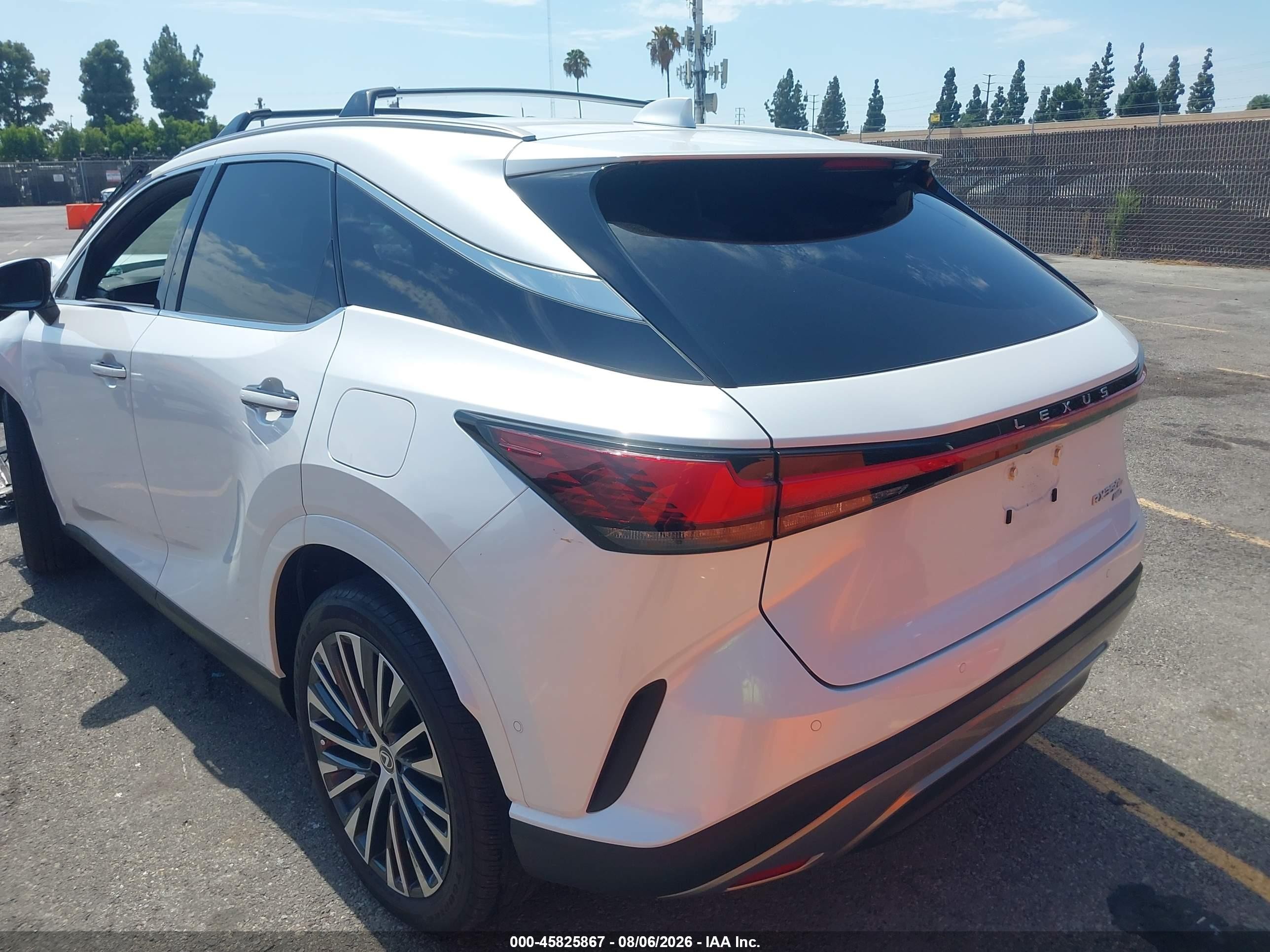 2025 Lexus RX 350h VIN 2T2BBMCAXSC087425 IAAI salvage auction — Front End, Salvage (California), sold $19,350 on 2026-08-31 (photo 3)