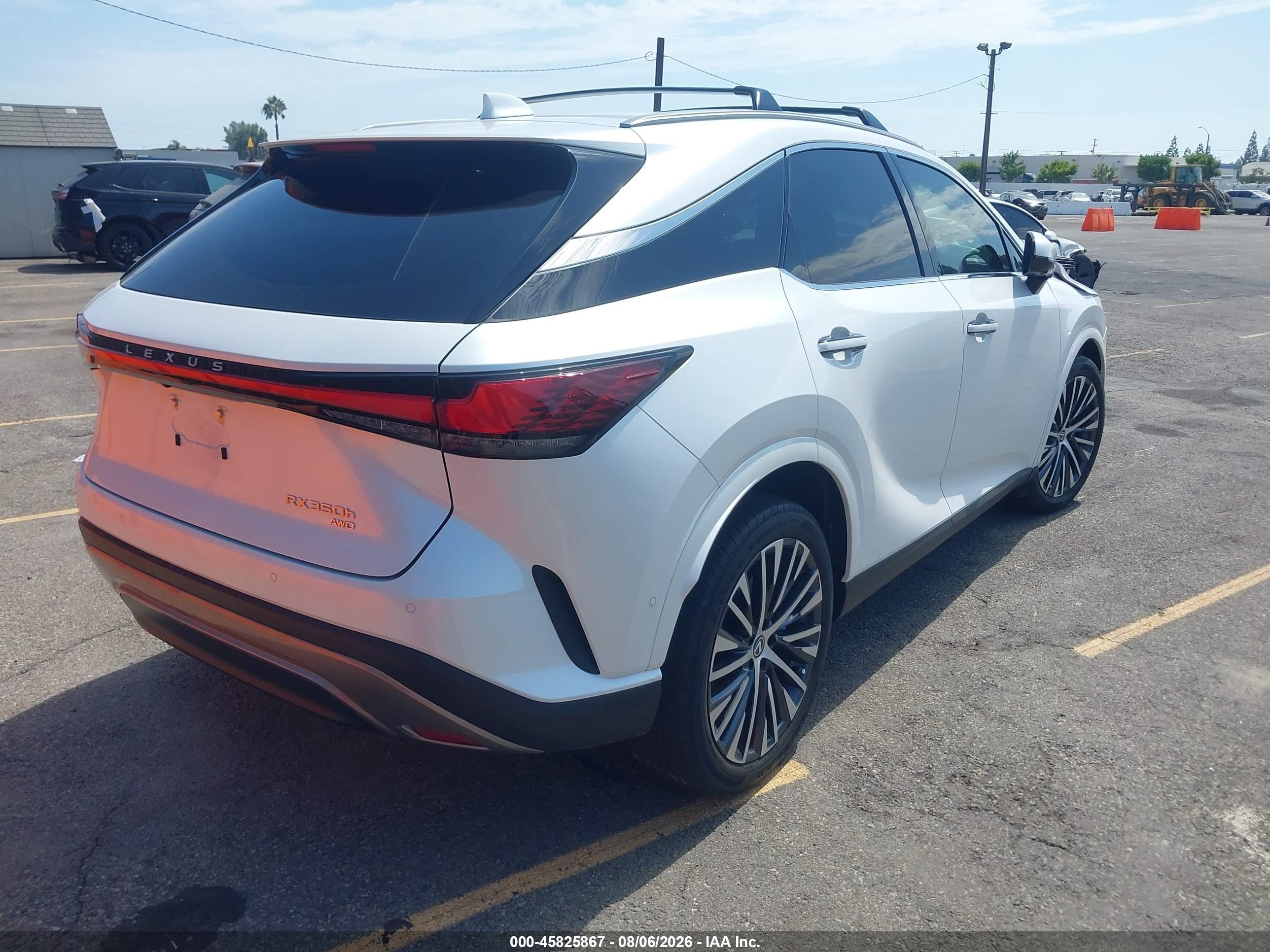 2025 Lexus RX 350h VIN 2T2BBMCAXSC087425 IAAI salvage auction — Front End, Salvage (California), sold $19,350 on 2026-08-31 (photo 4)