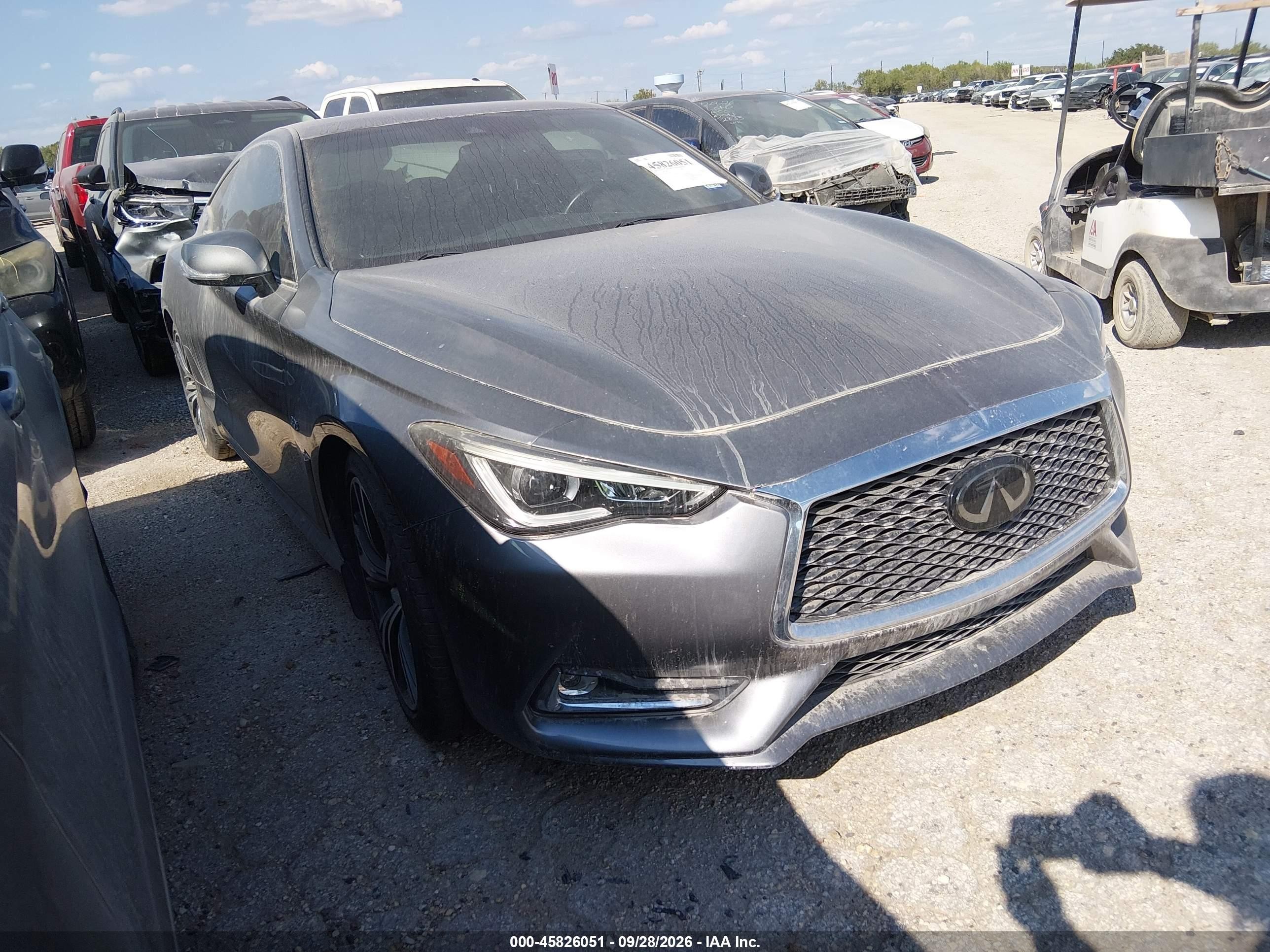2019 Infiniti Q60 VIN JN1EV7EK7KM230417 — IAAI salvage auction photo