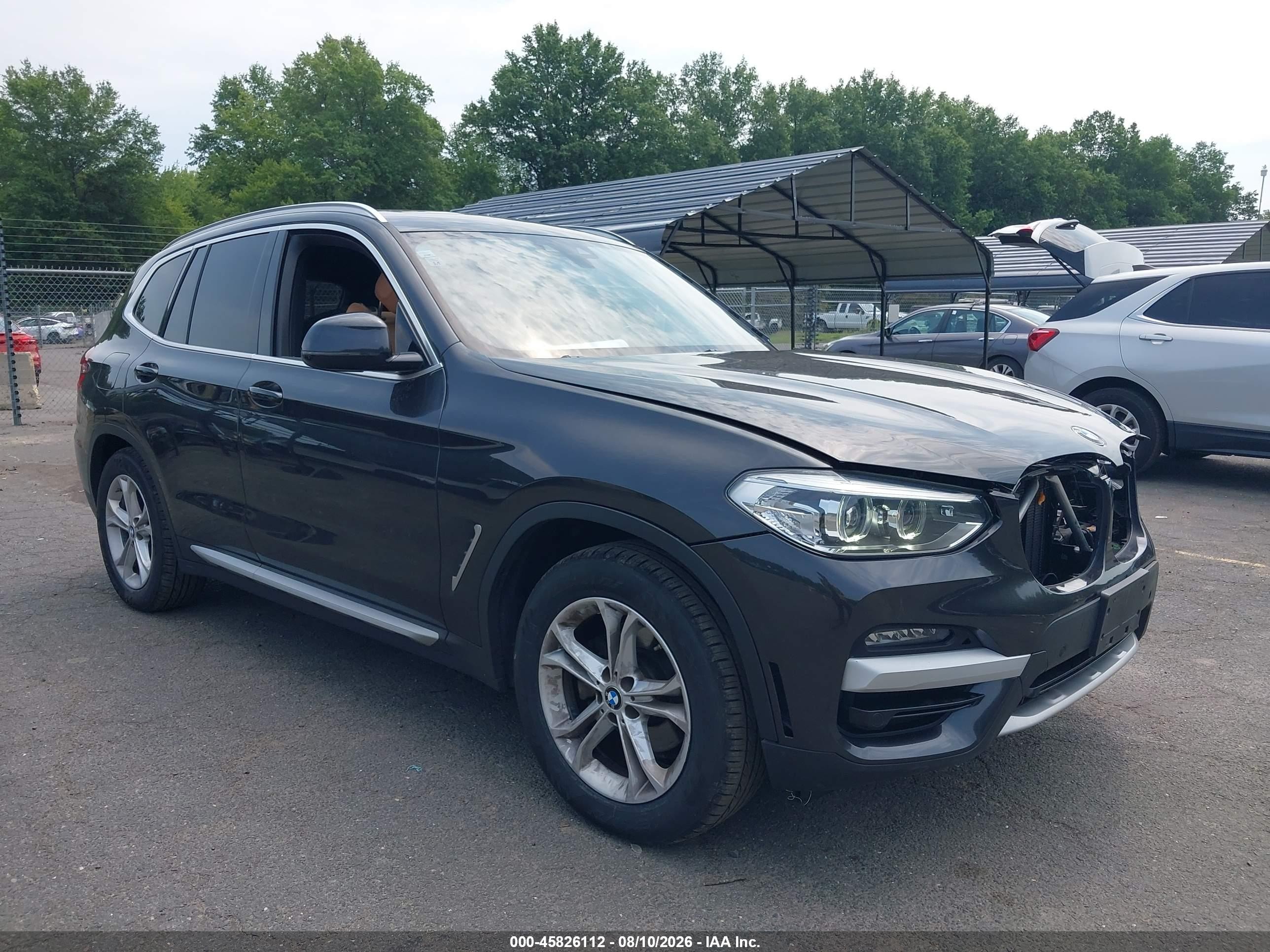 2021 BMW X3 VIN 5UXTY5C06M9E54660 — IAAI salvage auction photo