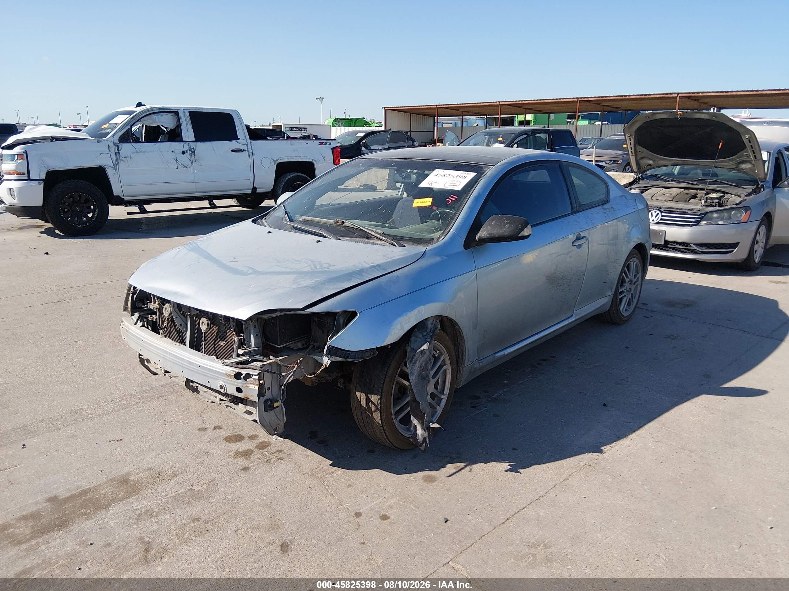 2007 Scion tC VIN JTKDE177770212215 IAAI salvage auction — Front End, Original (Texas), sold $475 on 2026-09-25 (photo 2)