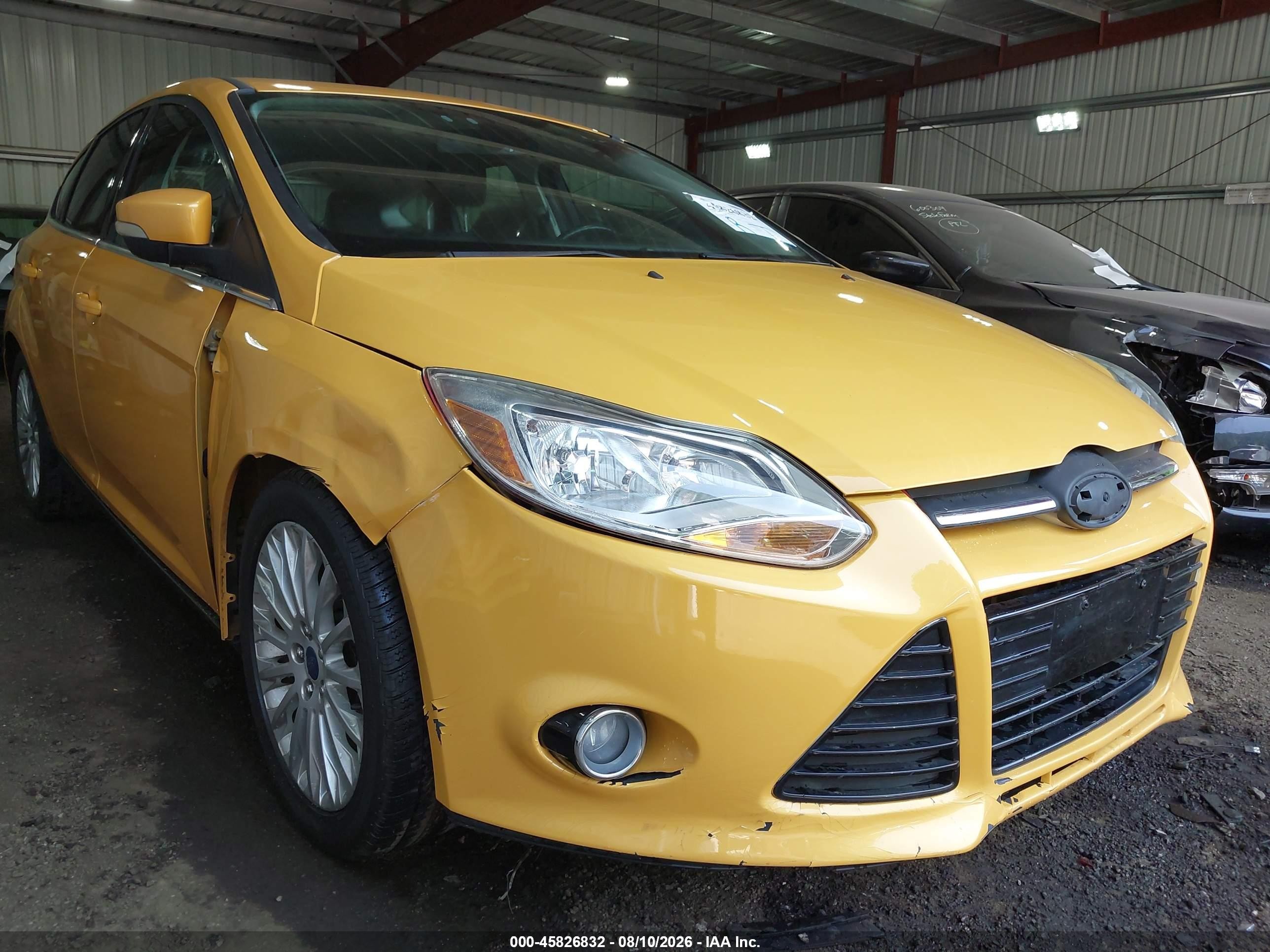2012 Ford Focus VIN 1FAHP3N23CL111046 IAAI salvage auction — Unknown, Clear (Virginia), sold $775 on 2026-09-26 (photo 6)