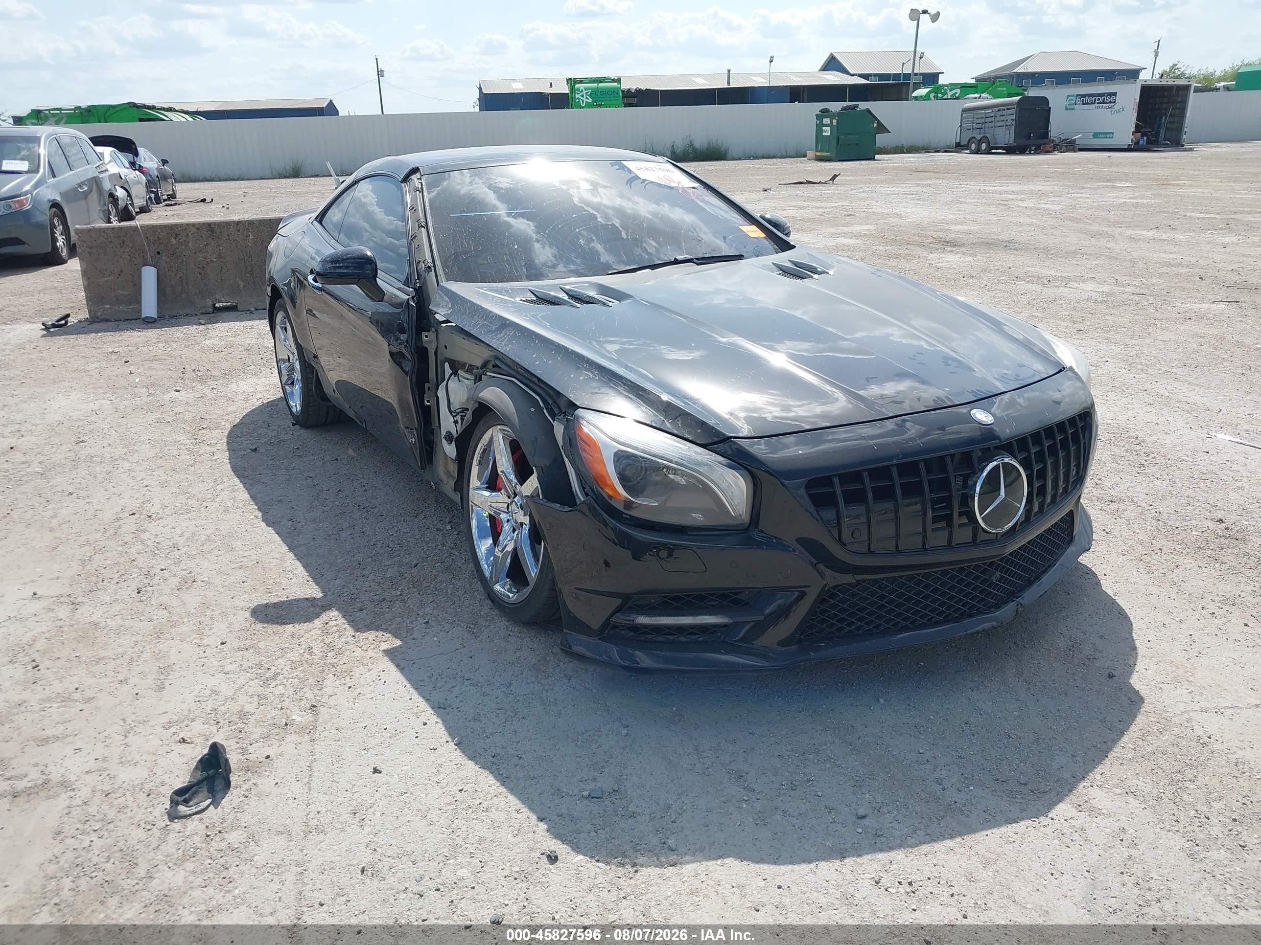 2013 Mercedes-Benz SL-Class VIN WDDJK7DA9DF001215 — IAAI salvage auction photo