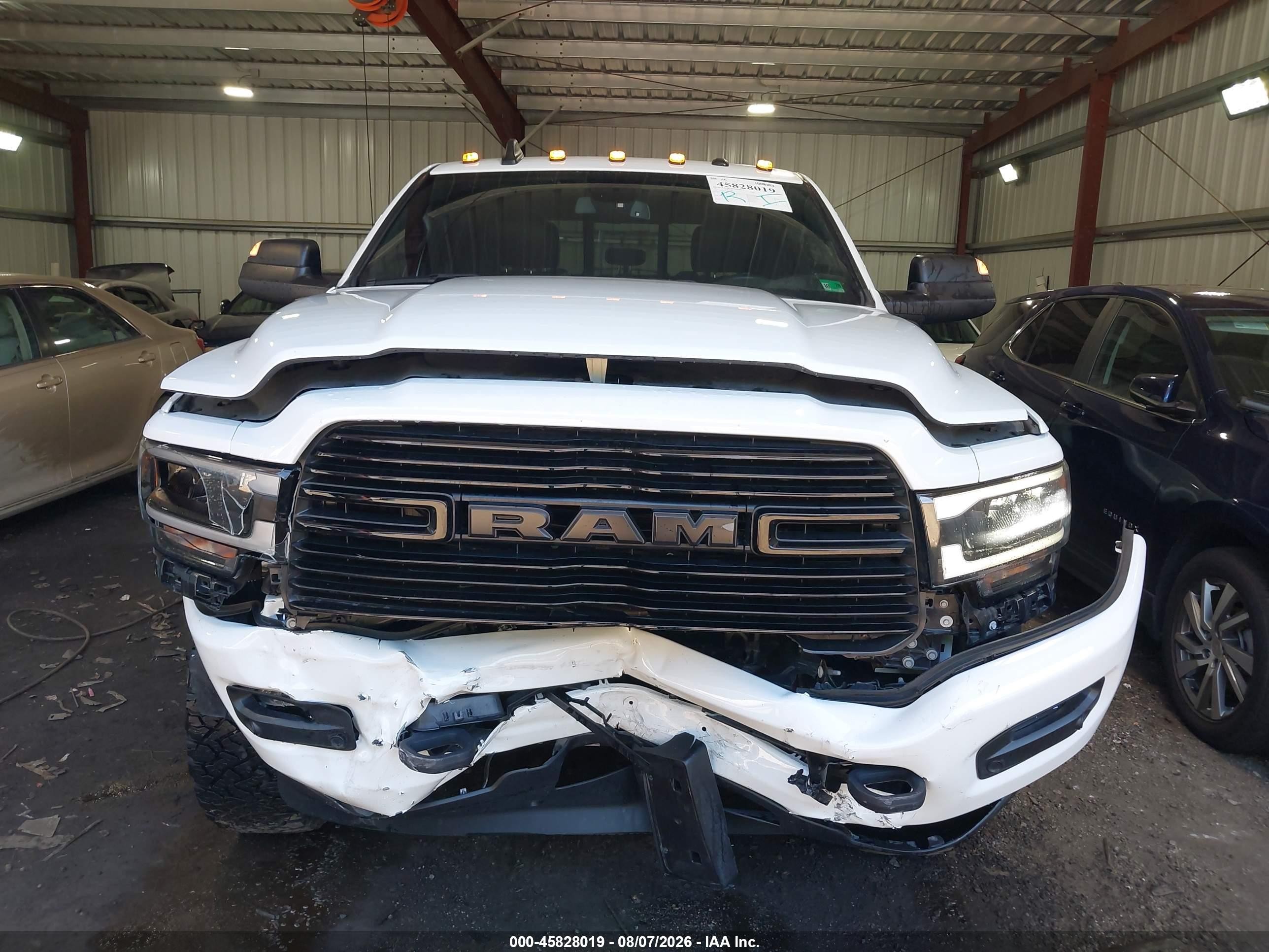2022 Ram 2500 VIN 3C6UR5FJ3NG418003 IAAI salvage auction — Front End, Salvage (Virginia), sold $14,300 on 2026-09-07 (photo 6)