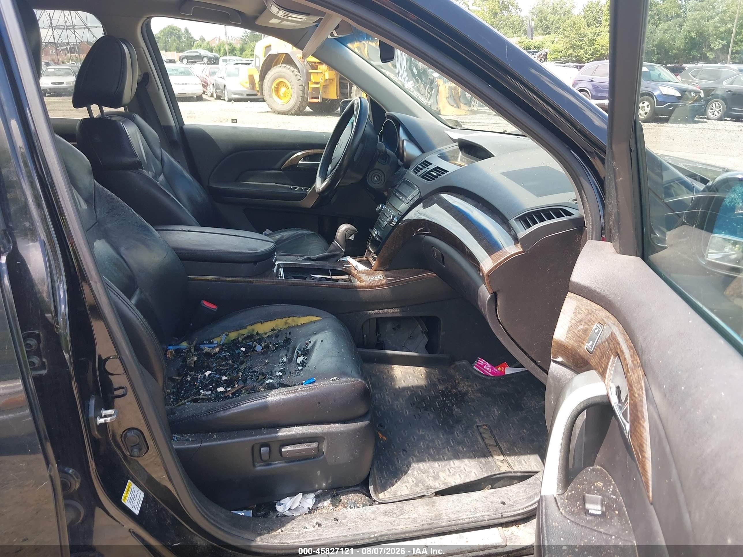 2010 Acura MDX VIN 2HNYD2H2XAH522893 IAAI salvage auction — Top/Roof, Salvage (Pennsylvania), sold $475 on 2026-09-25 (photo 5)