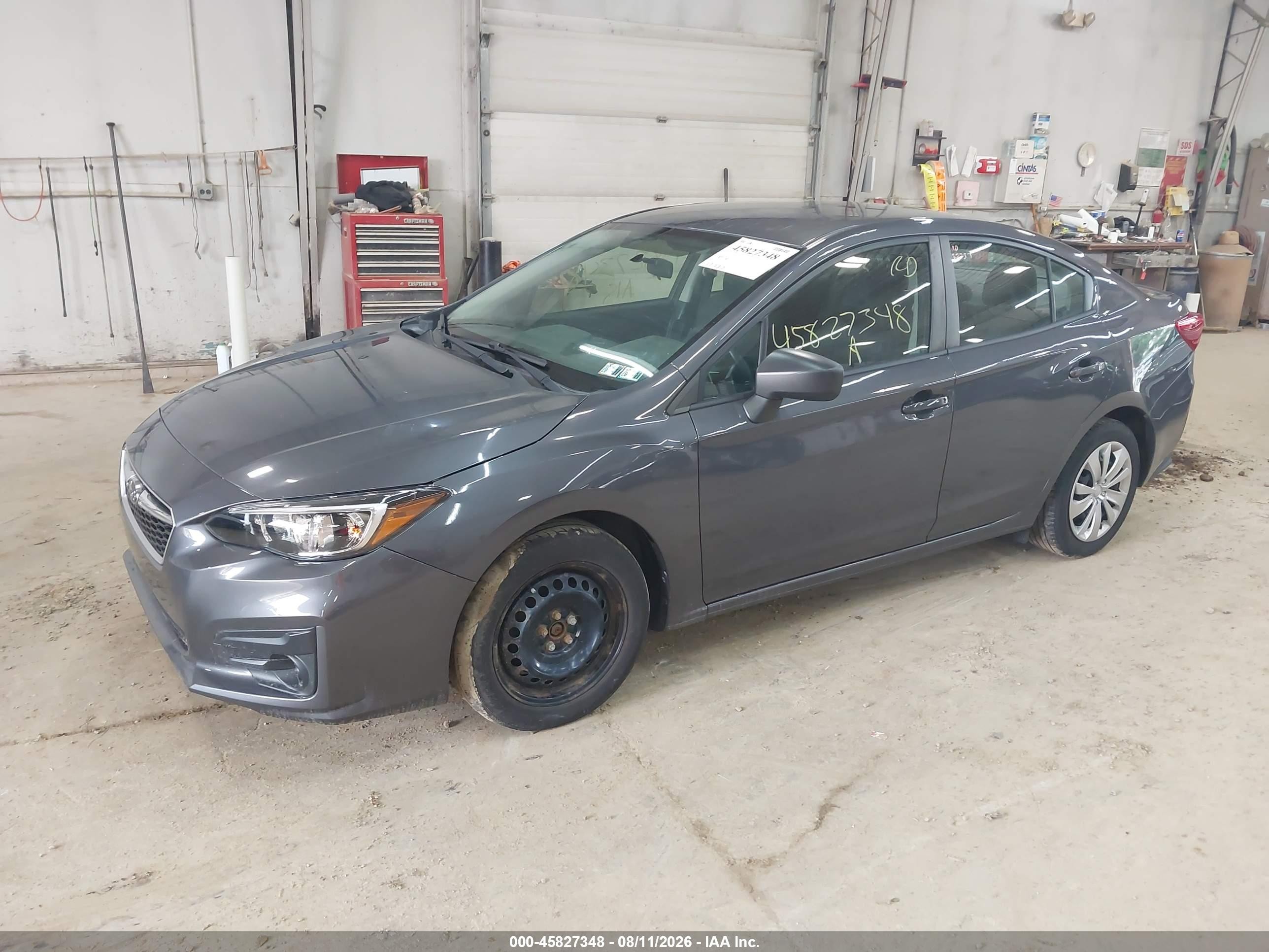 2019 Subaru Impreza VIN 4S3GKAA66K3608415 IAAI salvage auction — Hail, Salvage (Pennsylvania), sold $5,200 on 2026-08-16 (photo 2)