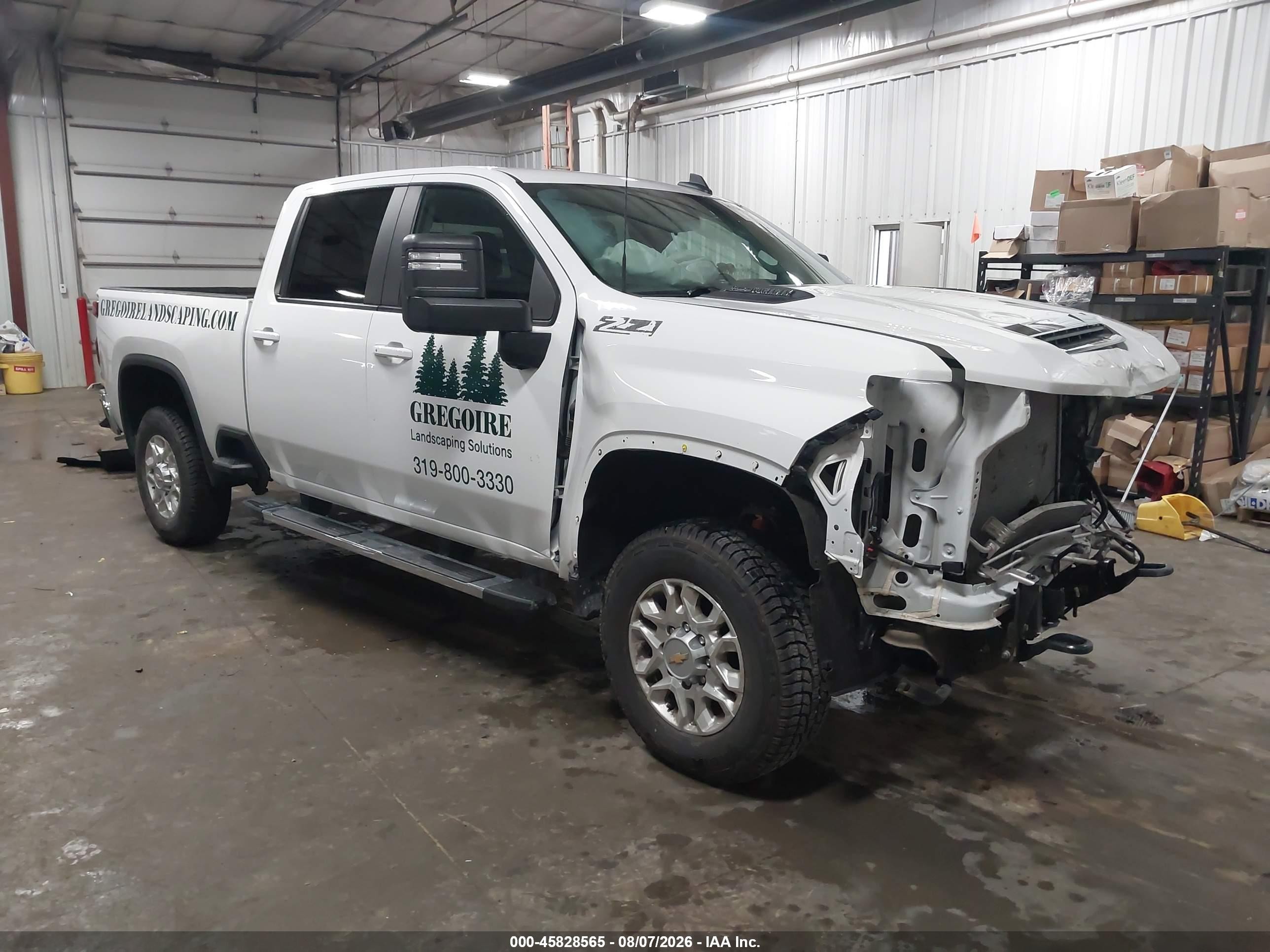 2023 Chevrolet Silverado 2500 VIN 1GC1YNEY4PF221746 — IAAI salvage auction photo