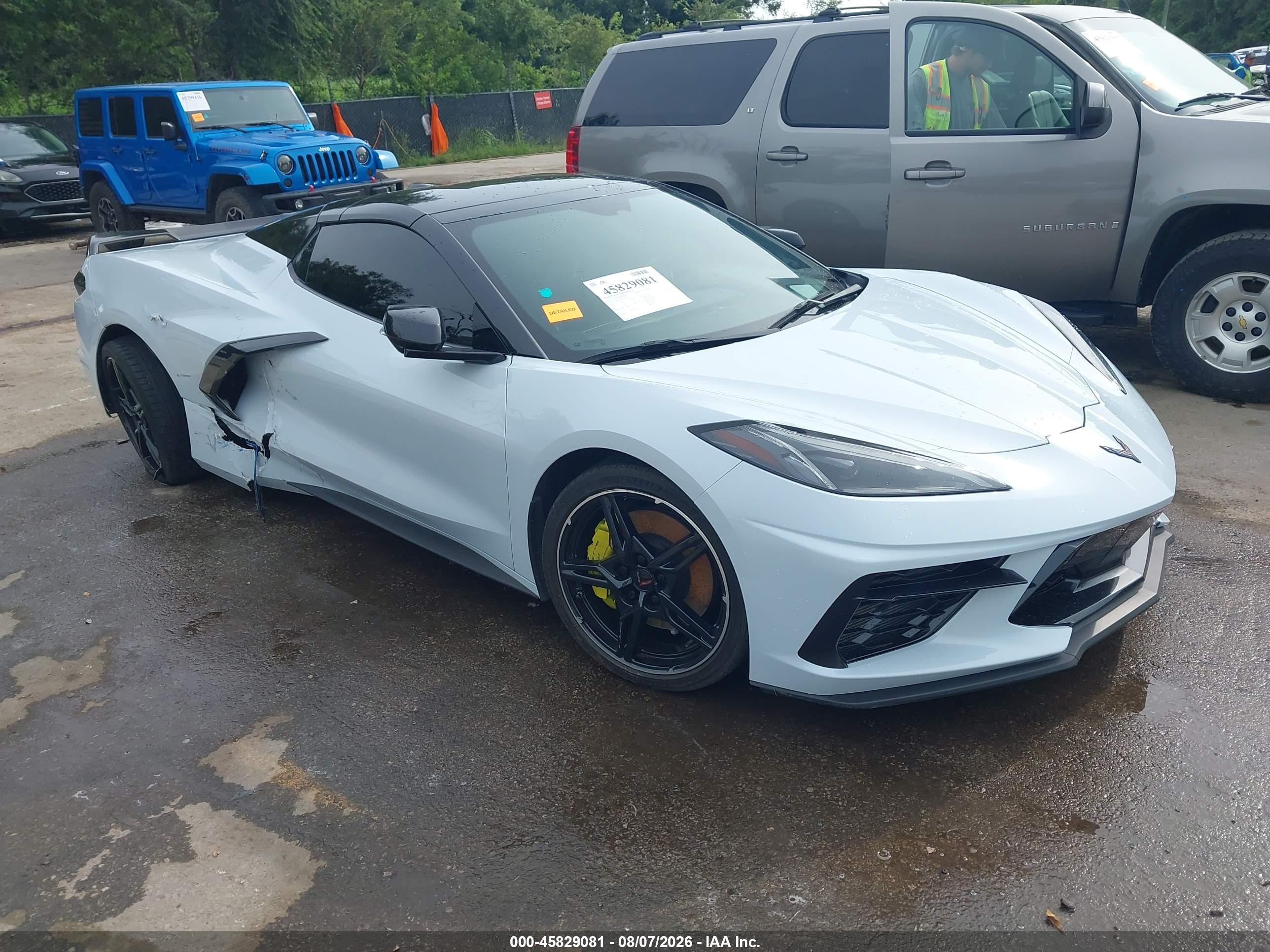 2023 Chevrolet Corvette Stingray VIN 1G1YC3D45P5142200 — IAAI salvage auction photo