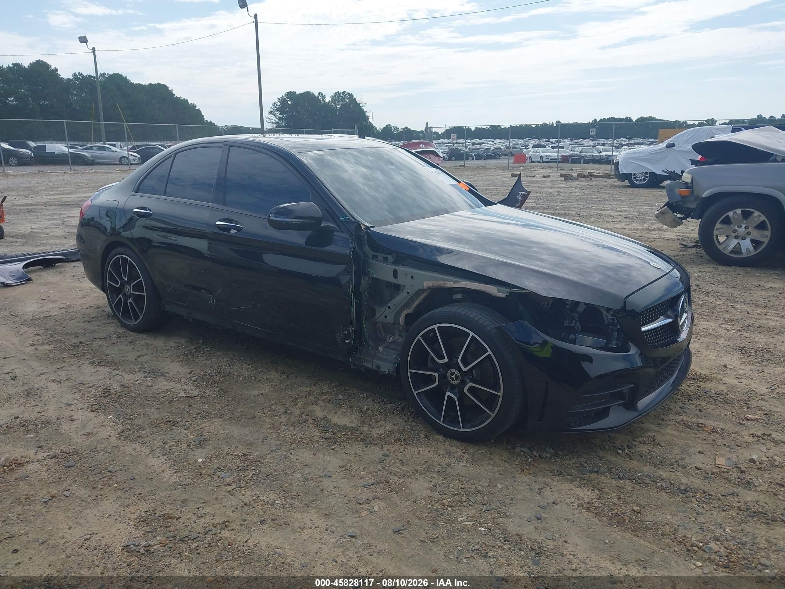 2021 Mercedes-Benz C-Class VIN W1KWF8DB6MR644421 — IAAI salvage auction photo