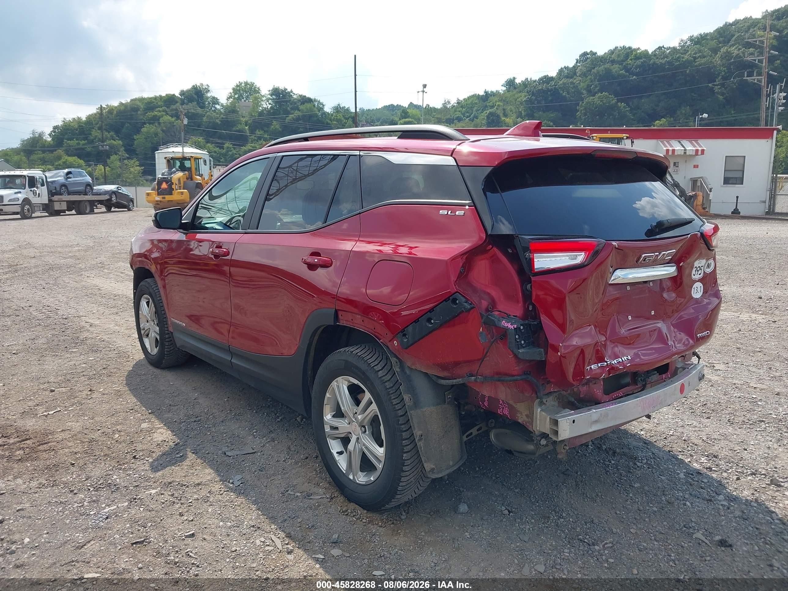 2022 Gmc Terrain VIN 3GKALTEV9NL146199 IAAI salvage auction — Rear End, Salvage (Pennsylvania), sold $4,025 on 2026-09-08 (photo 3)