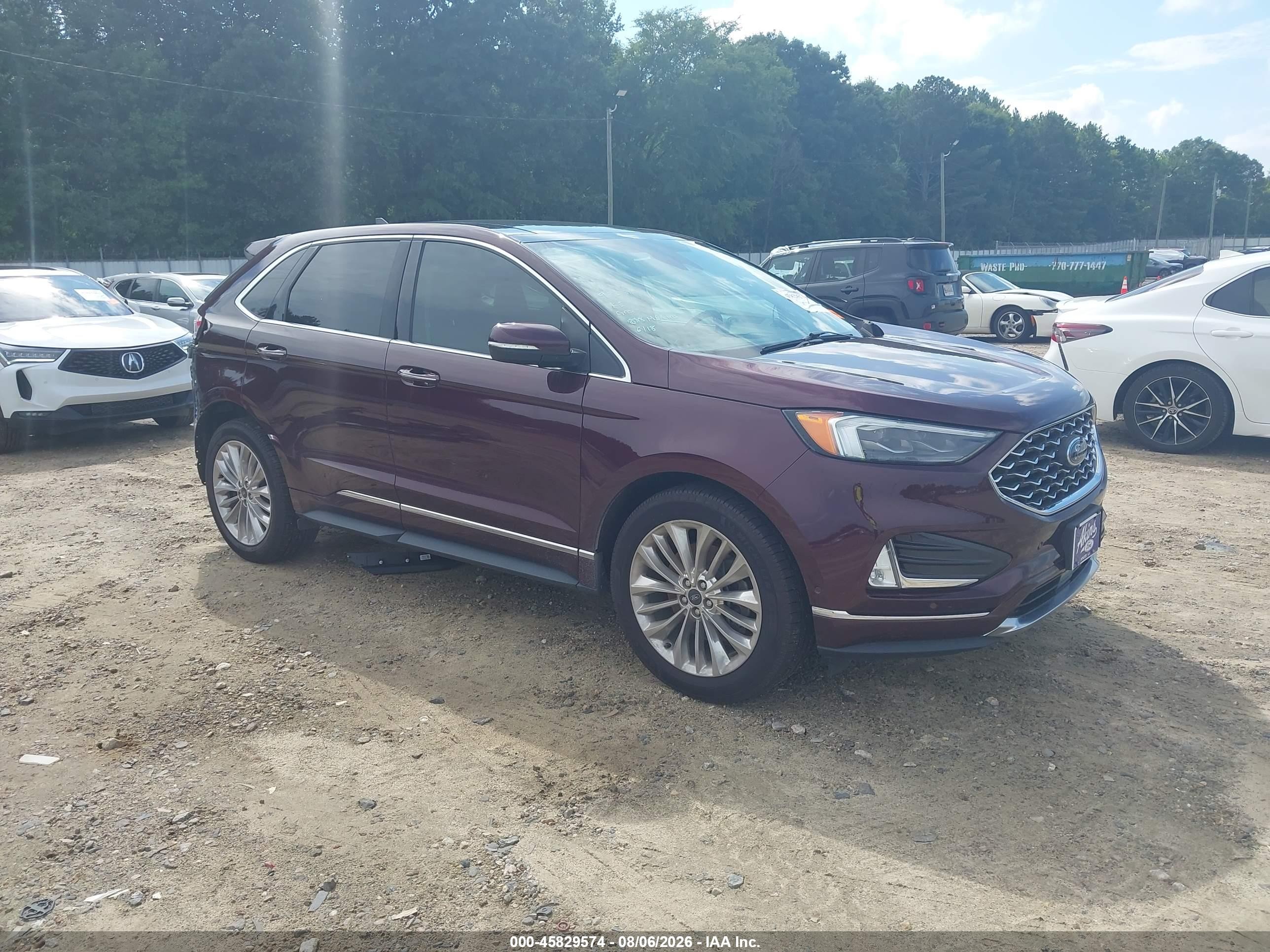 2022 Ford Edge VIN 2FMPK4K93NBA67379 — IAAI salvage auction photo