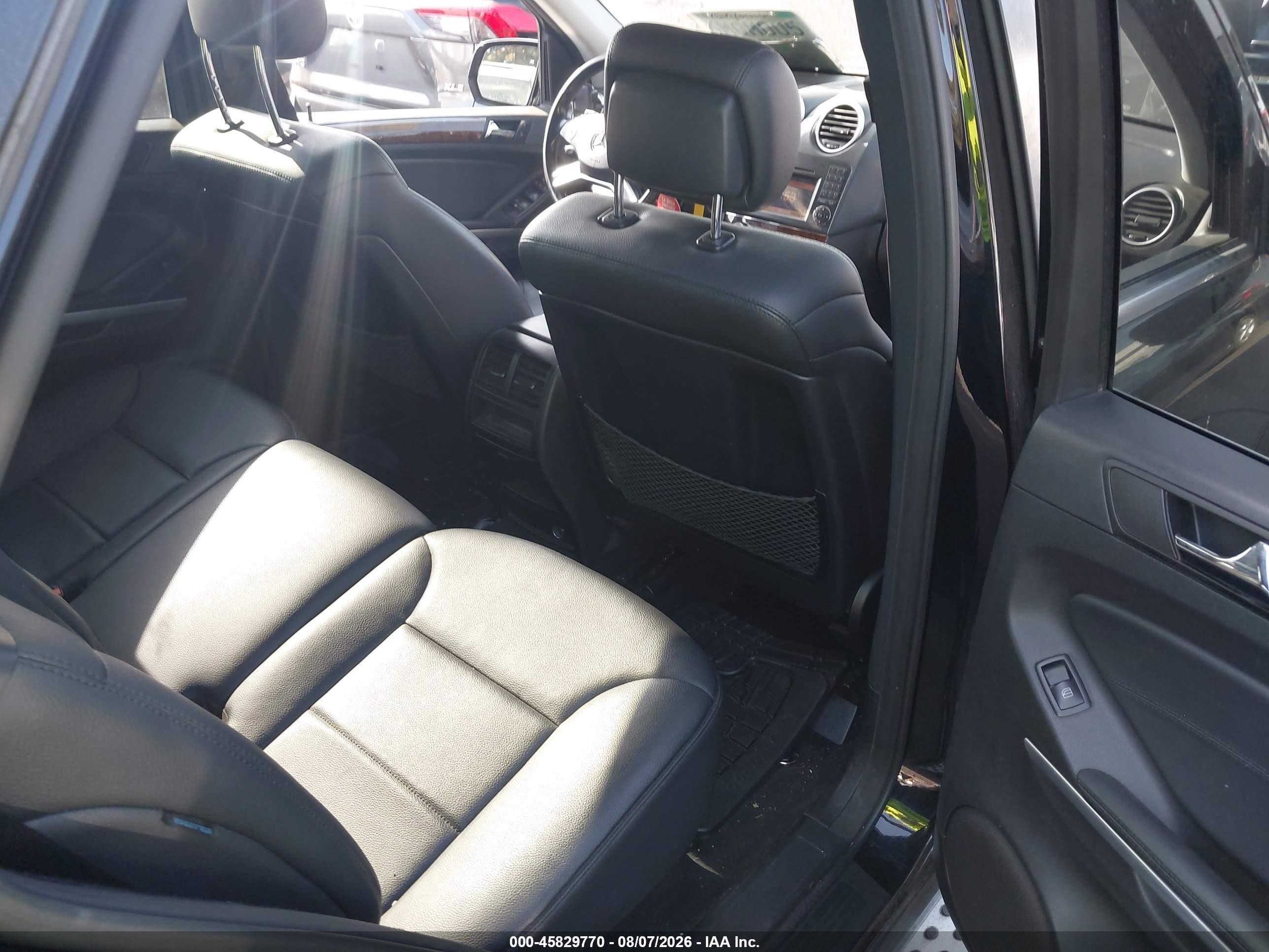 2010 Mercedes-Benz ML-Class VIN 4JGBB5GB8AA597221 IAAI salvage auction — Rear End, Salvage Certificate (California), sold $925 on 2026-09-13 (photo 8)