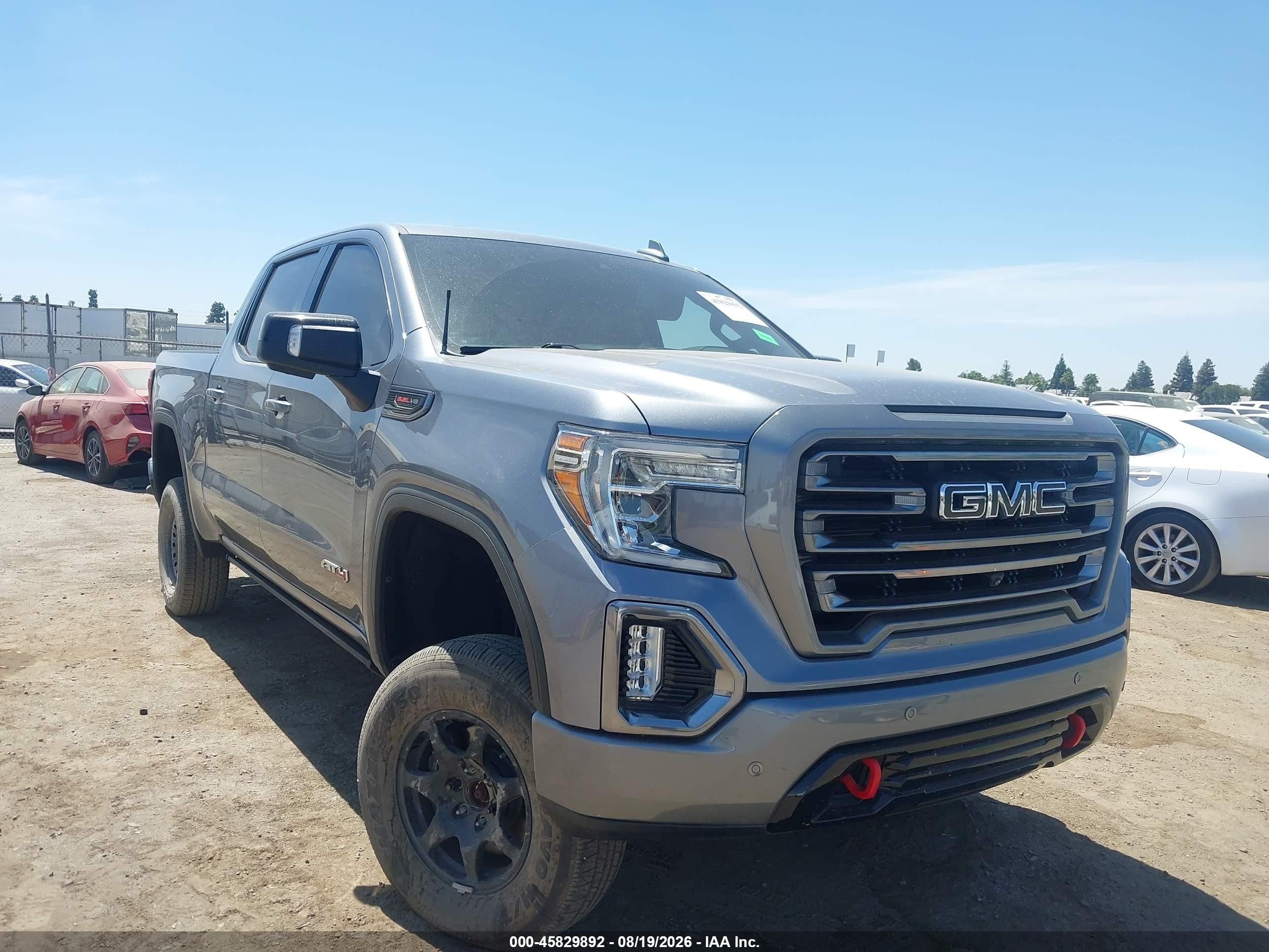 2021 GMC Sierra 1500 VIN 1GTP9EEL9MZ223109 — IAAI salvage auction photo
