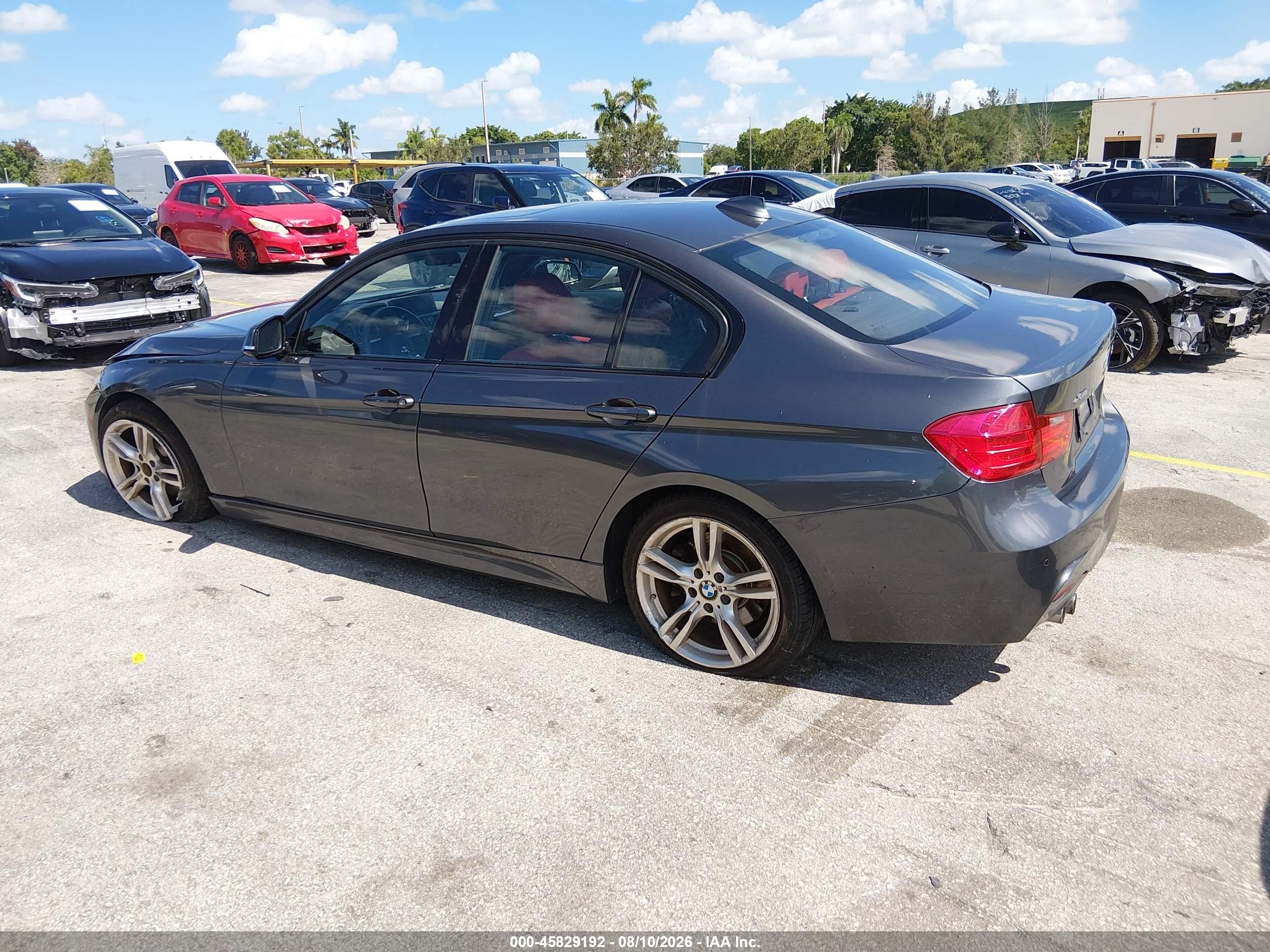 2015 BMW 3er VIN WBA3B5C57FF963394 IAAI salvage auction — Unknown, Rebuildable (Florida), sold $1,700 on 2026-10-06 (photo 3)