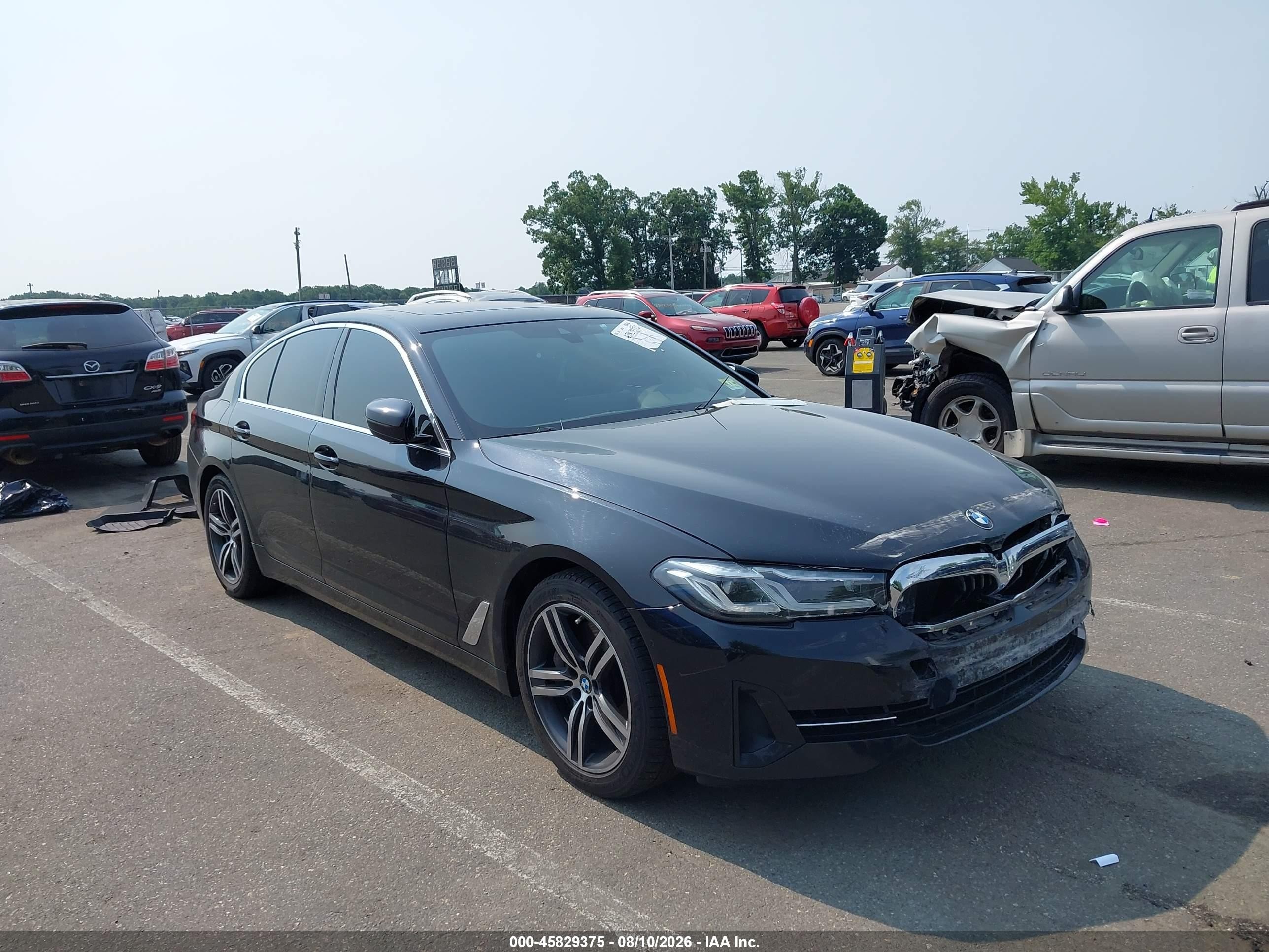 2021 BMW 5 Series VIN WBA73BJ02MWX26653 — IAAI salvage auction photo