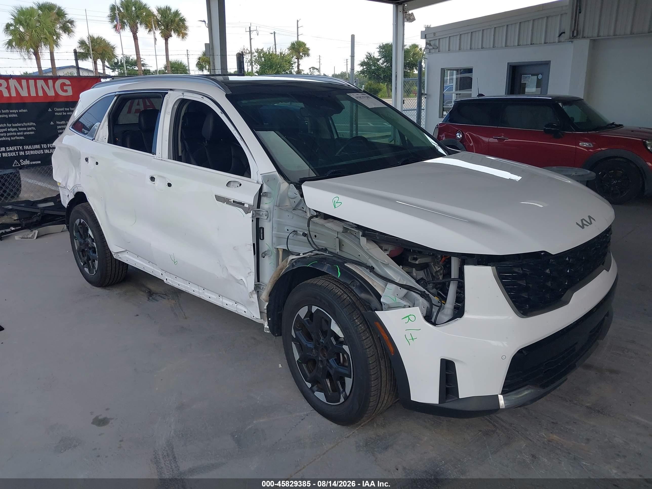 2024 Kia Sorento VIN 5XYRL4JC2RG275567 — IAAI salvage auction photo