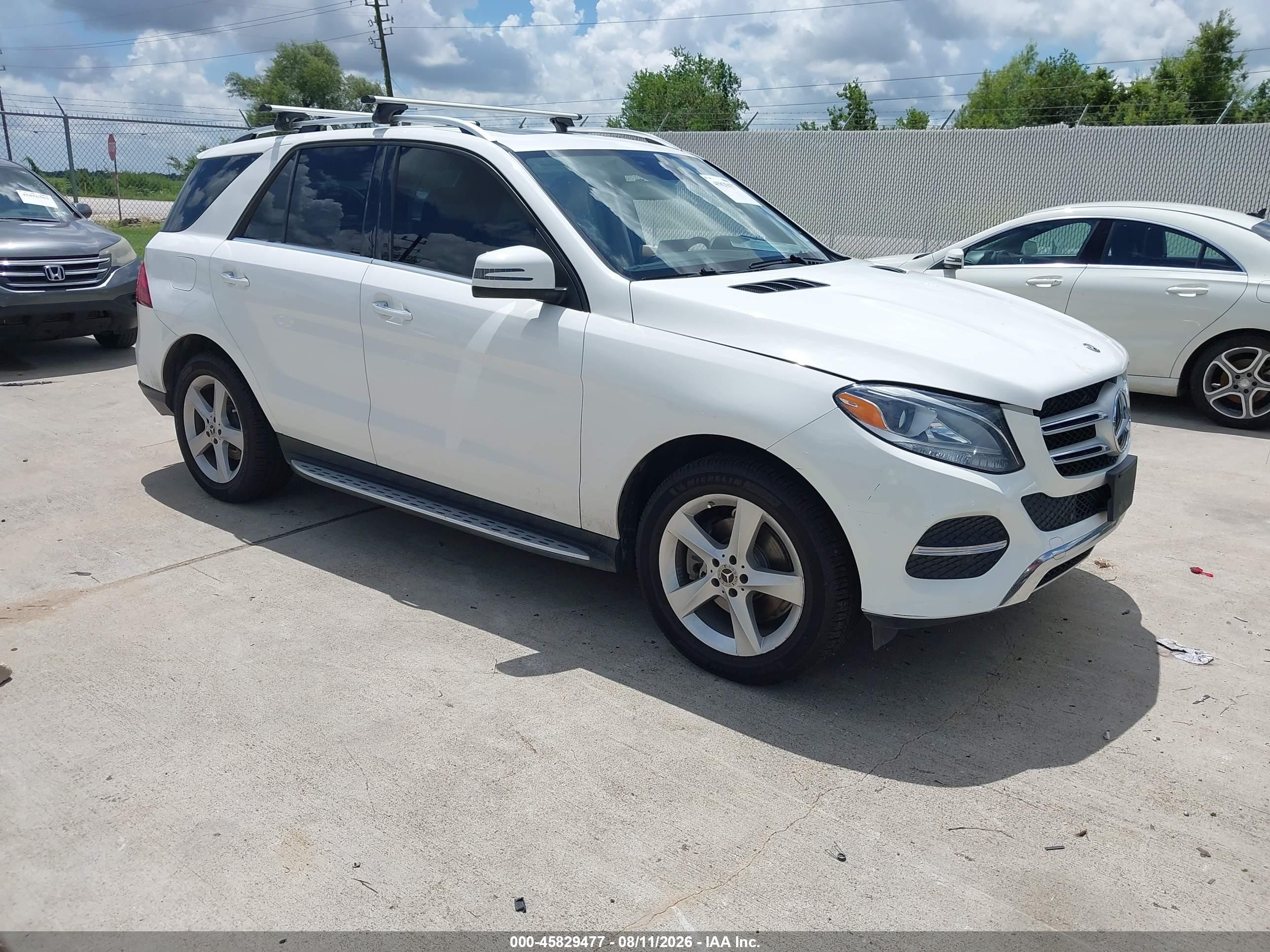 2018 Mercedes-Benz GLE-Class VIN 4JGDA5JB9JB070044 — IAAI salvage auction photo