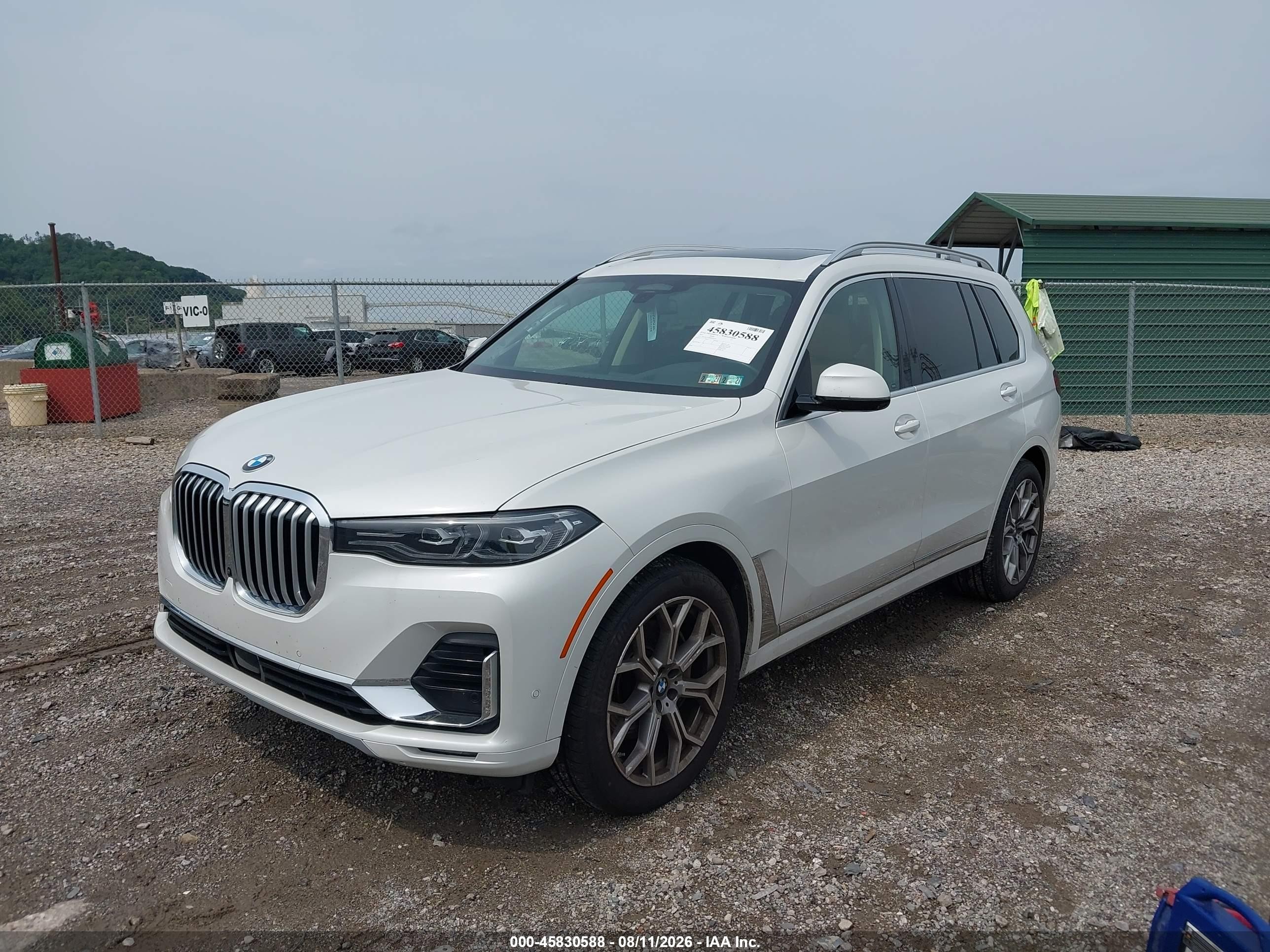 2021 BMW X7 VIN 5UXCW2C08M9H93229 IAAI salvage auction — Unknown, Salvage (Pennsylvania), sold $24,100 on 2026-08-26 (photo 2)